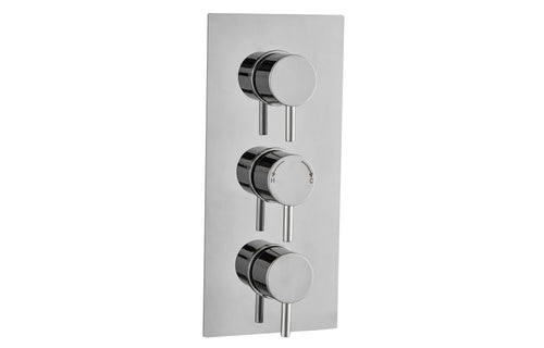 3 Handle 3 Outlet Concealed Thermostatic Shower Valves - Tailored Bathrooms