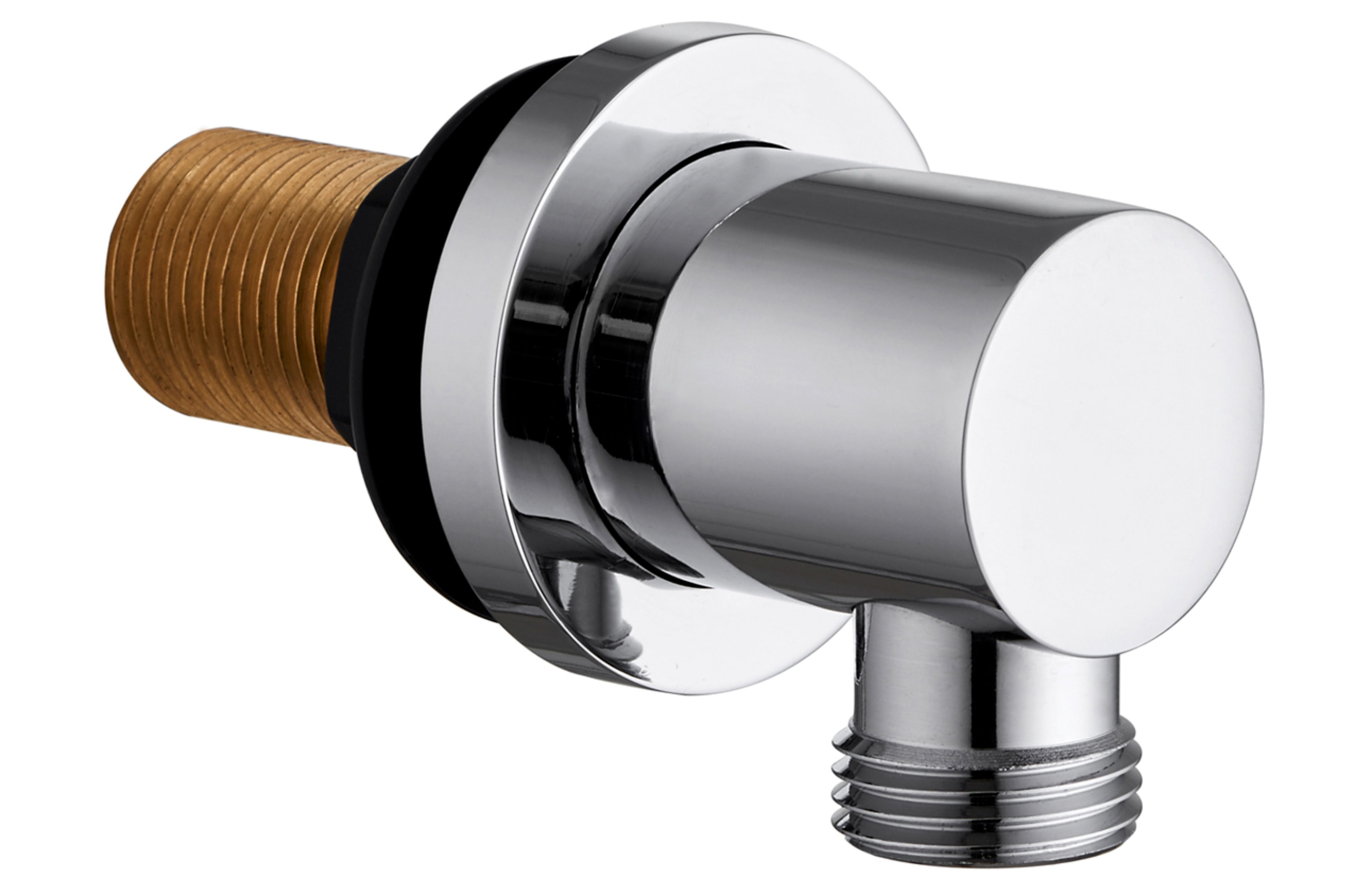Brass Shower Wall Outlet Elbows Round - Tailored Bathrooms