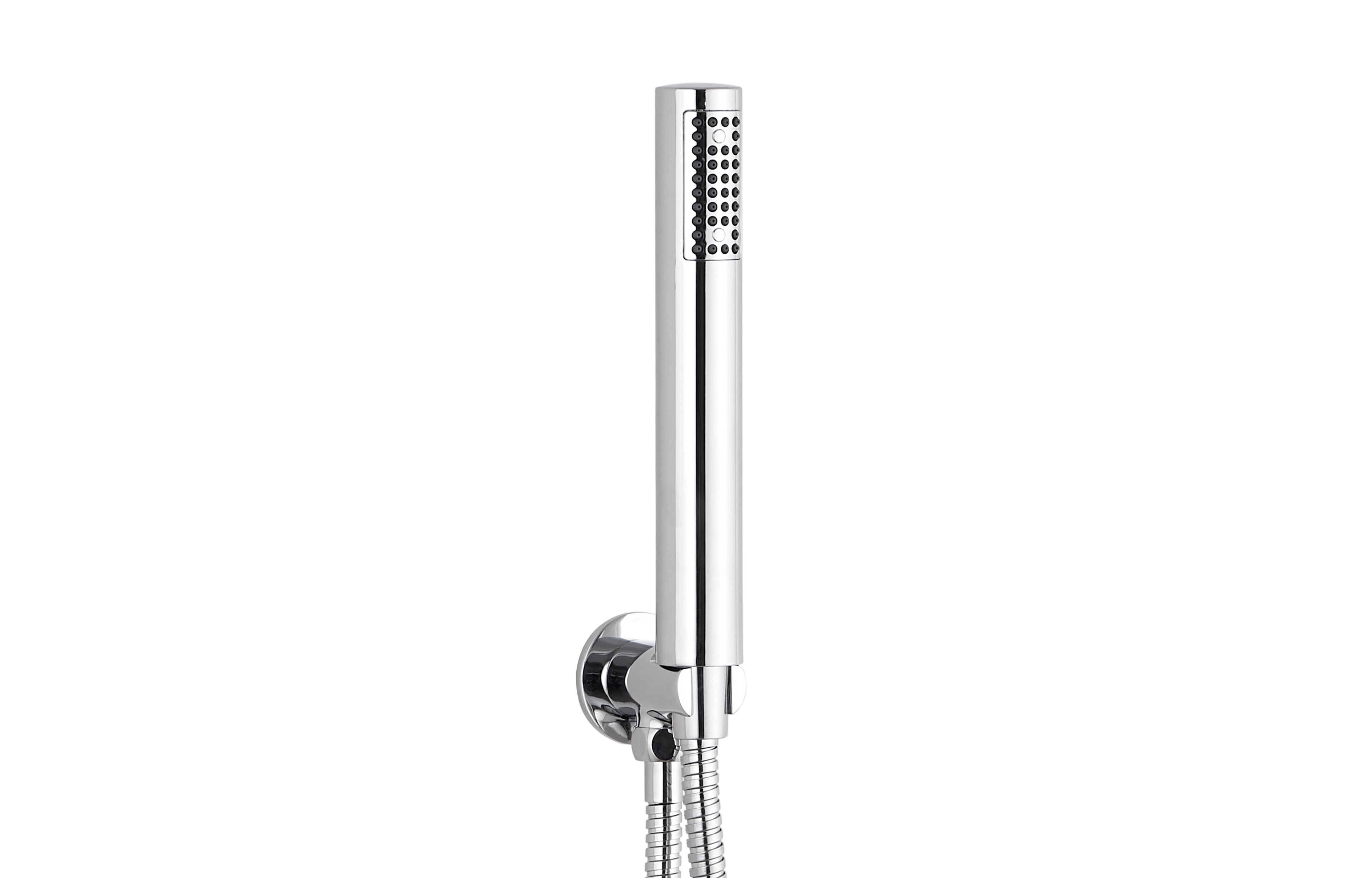 Brass Shower Elbow Wall Outlet with Shower Handset - Tailored Bathrooms