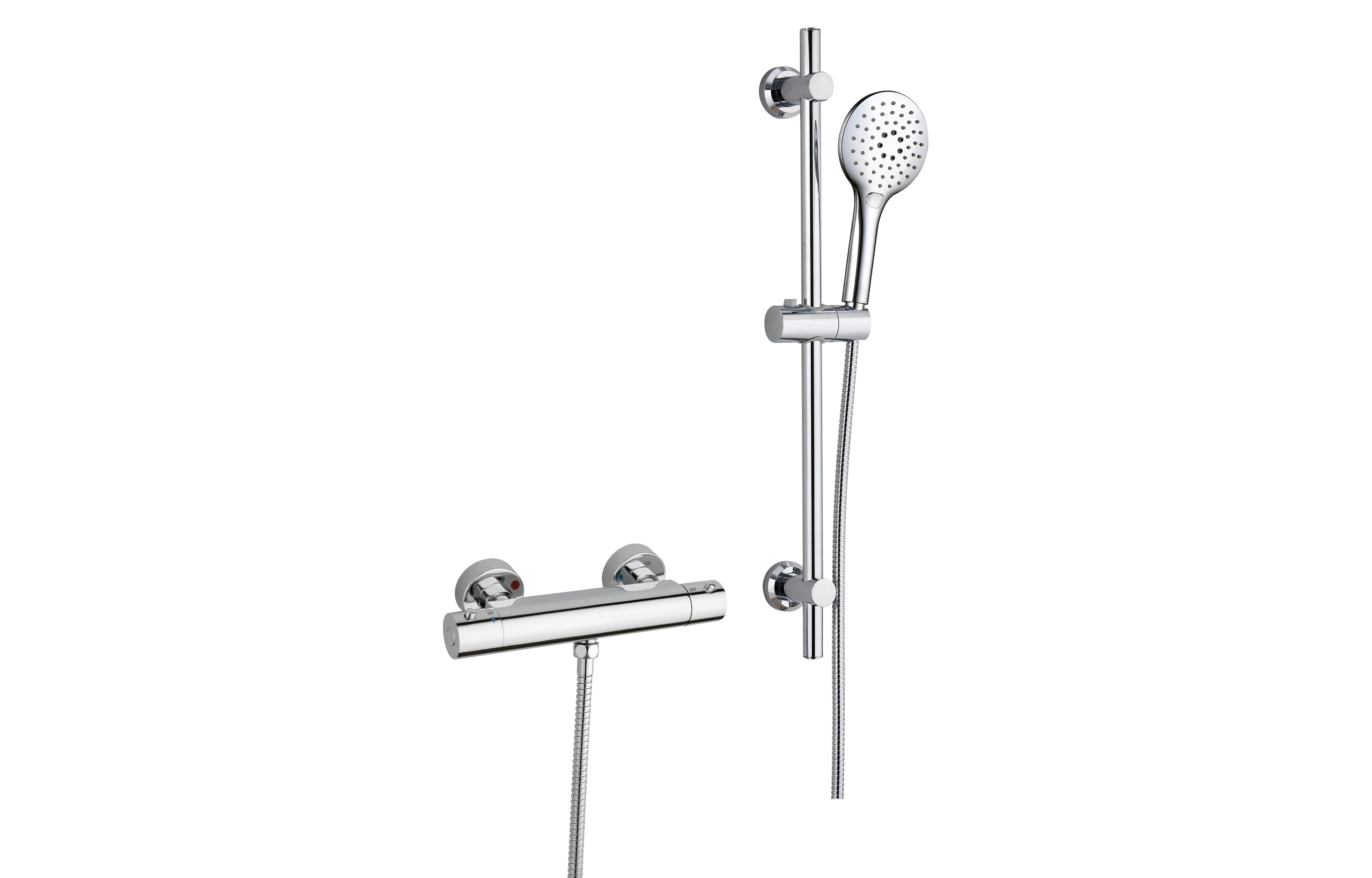 Snowdon Cool Touch Bar Valve & Riser Kit - Tailored Bathrooms