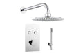 Twin Push Button Concealed Overhead Kit - Tailored Bathrooms