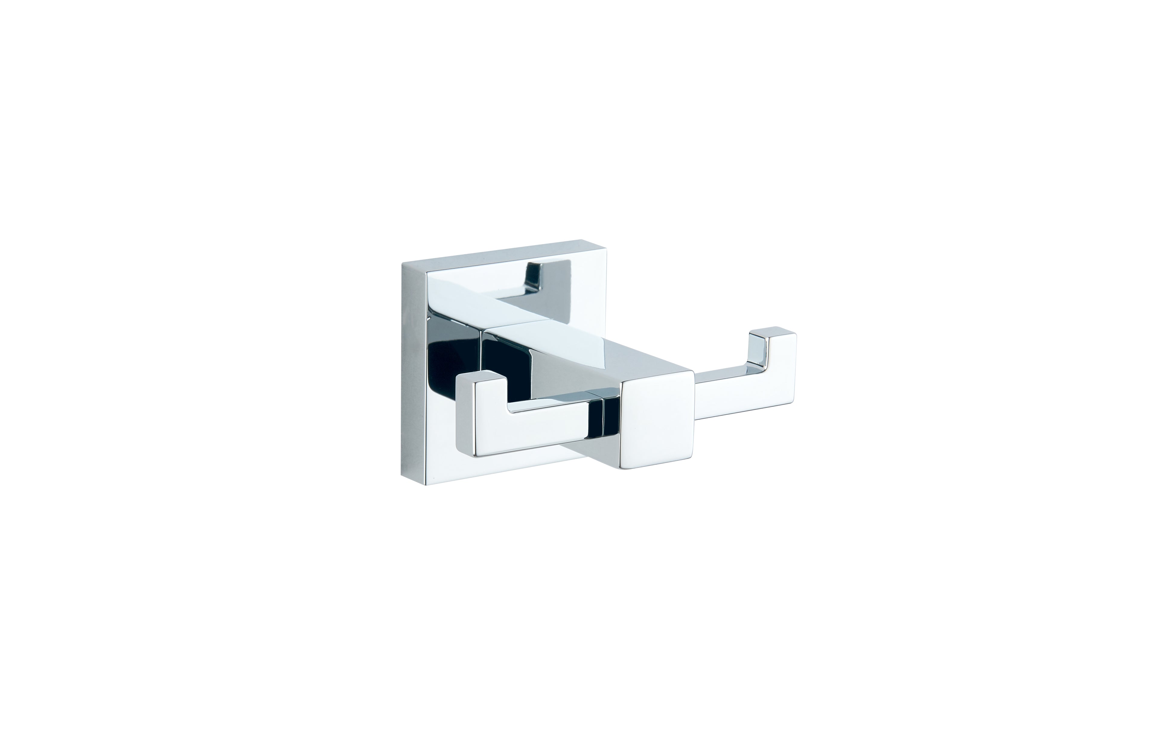 Sydney Square Double Robe Hook - Tailored Bathrooms