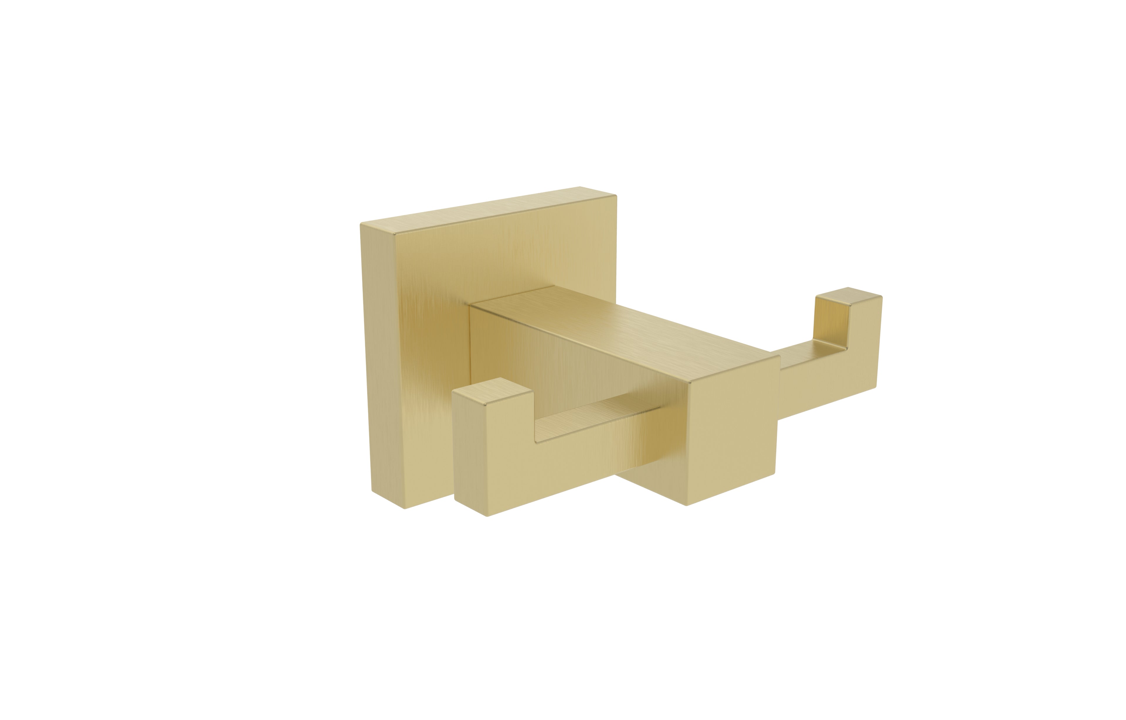 Sydney Square Double Robe Hook - Tailored Bathrooms