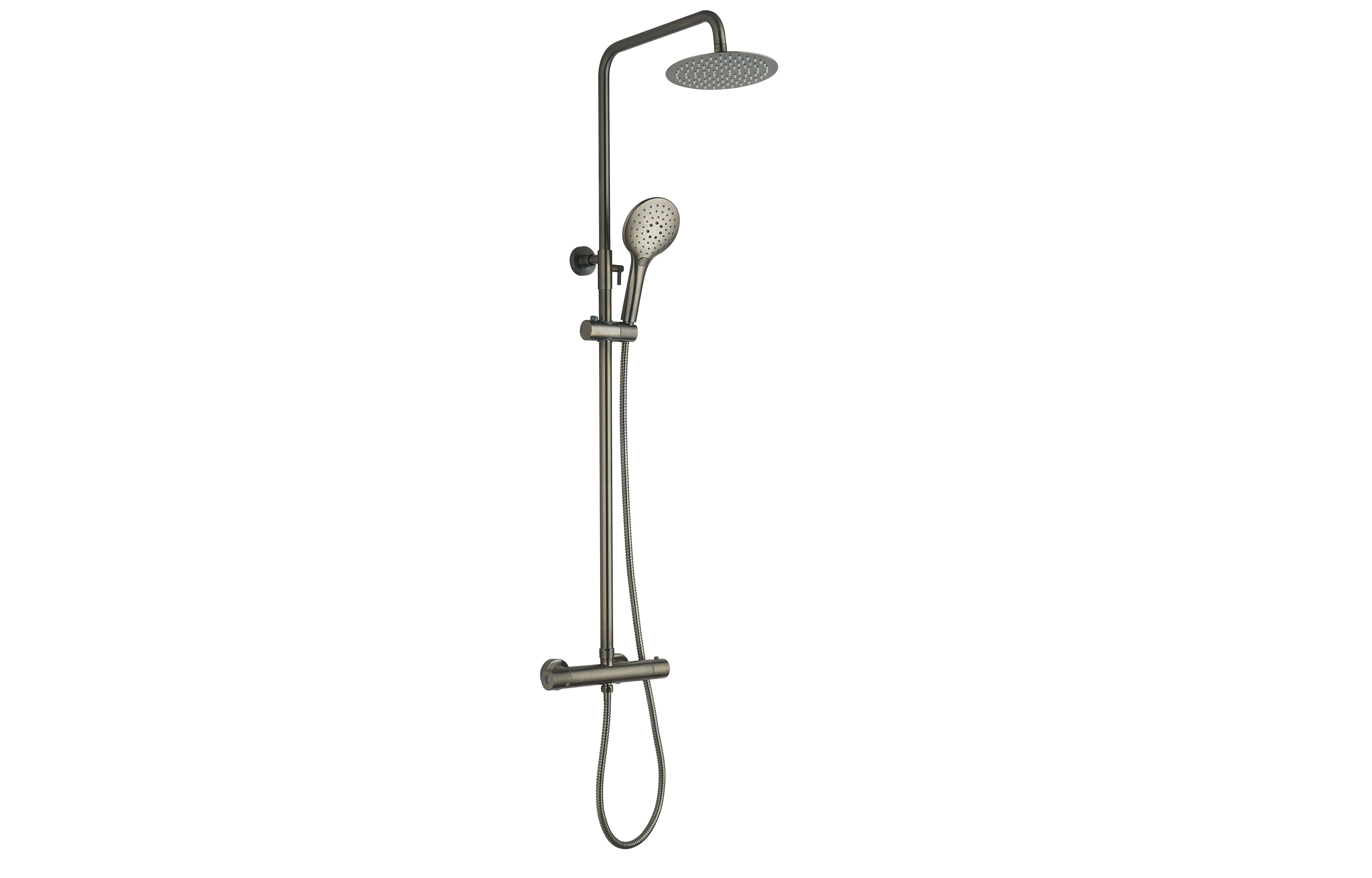 Menai Premium Round Thermostatic Overhead Shower Kit - Tailored Bathrooms