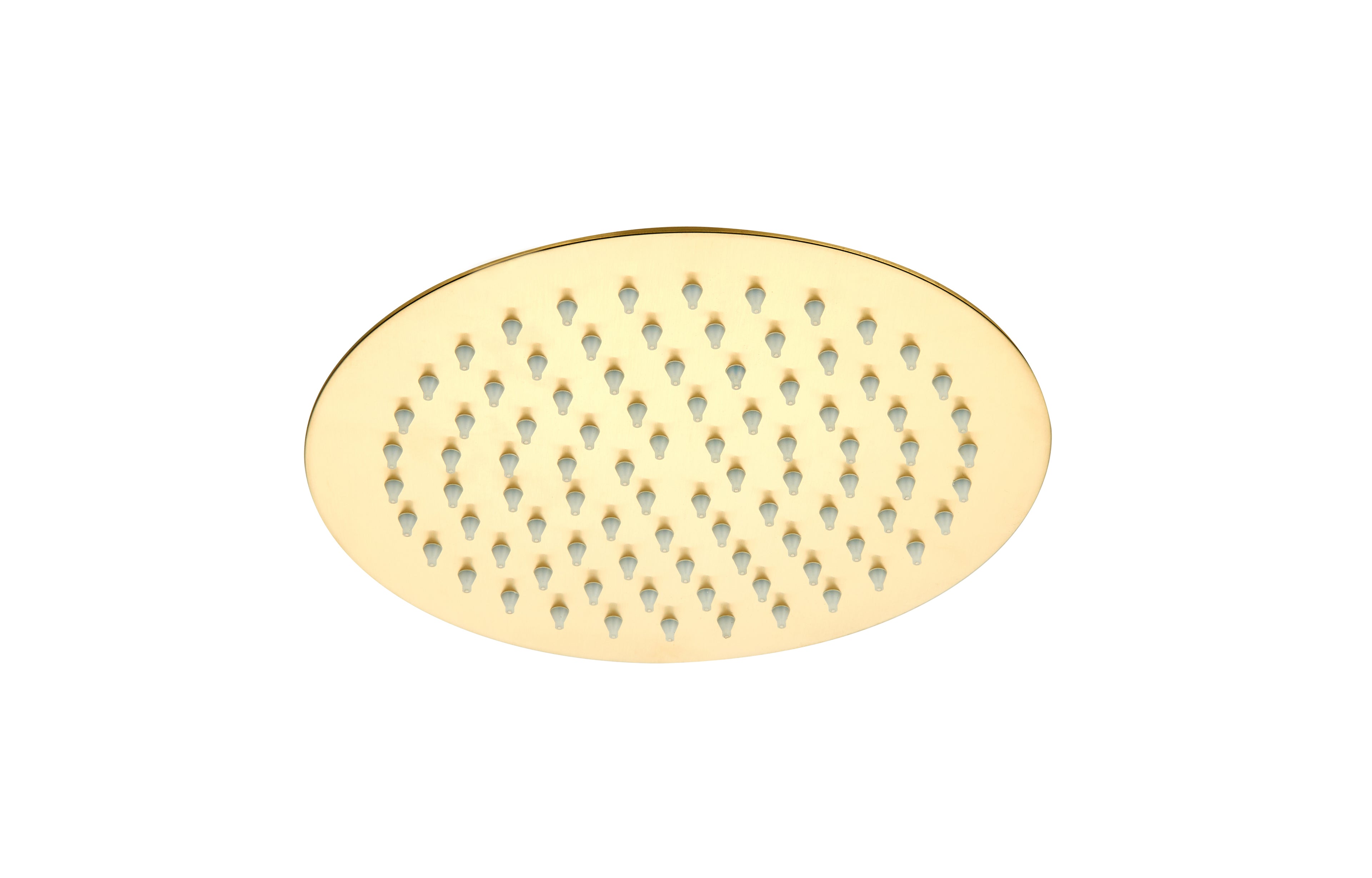 250mm Brushed Brass Shower Heads R&S - Tailored Bathrooms