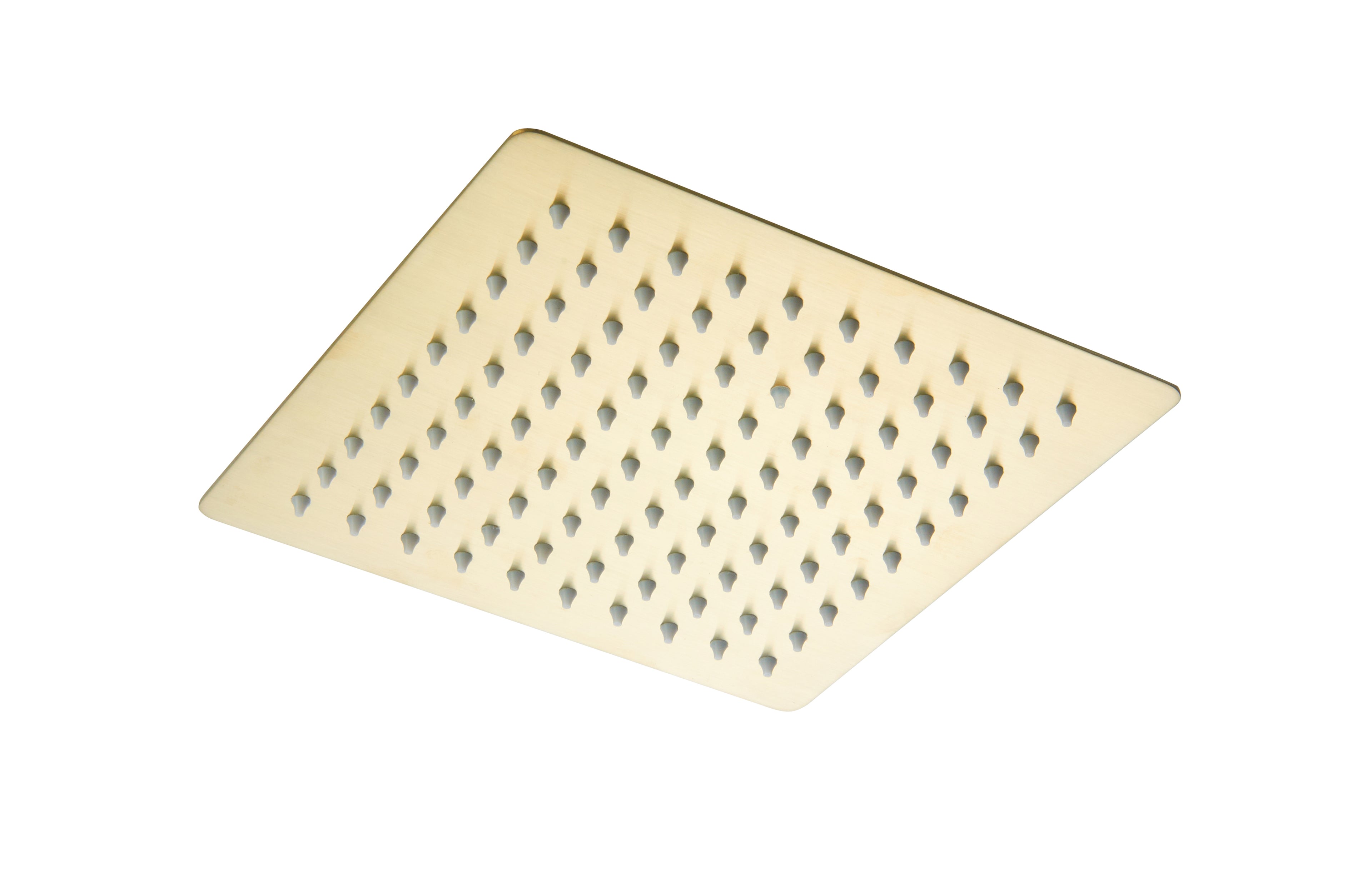 250mm Brushed Brass Shower Heads R&S - Tailored Bathrooms