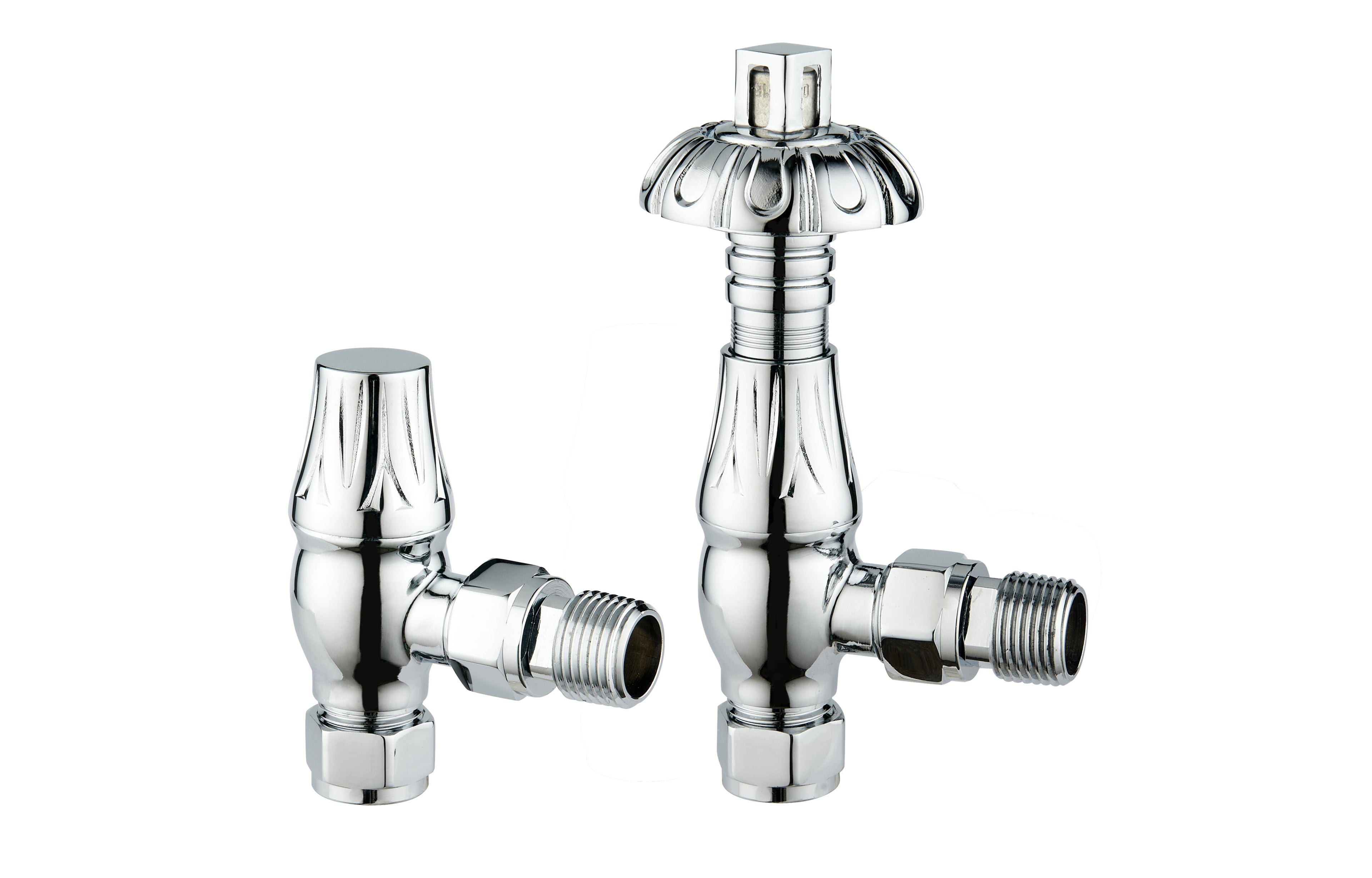 Builth TRV Metal Head Angle - Tailored Bathrooms