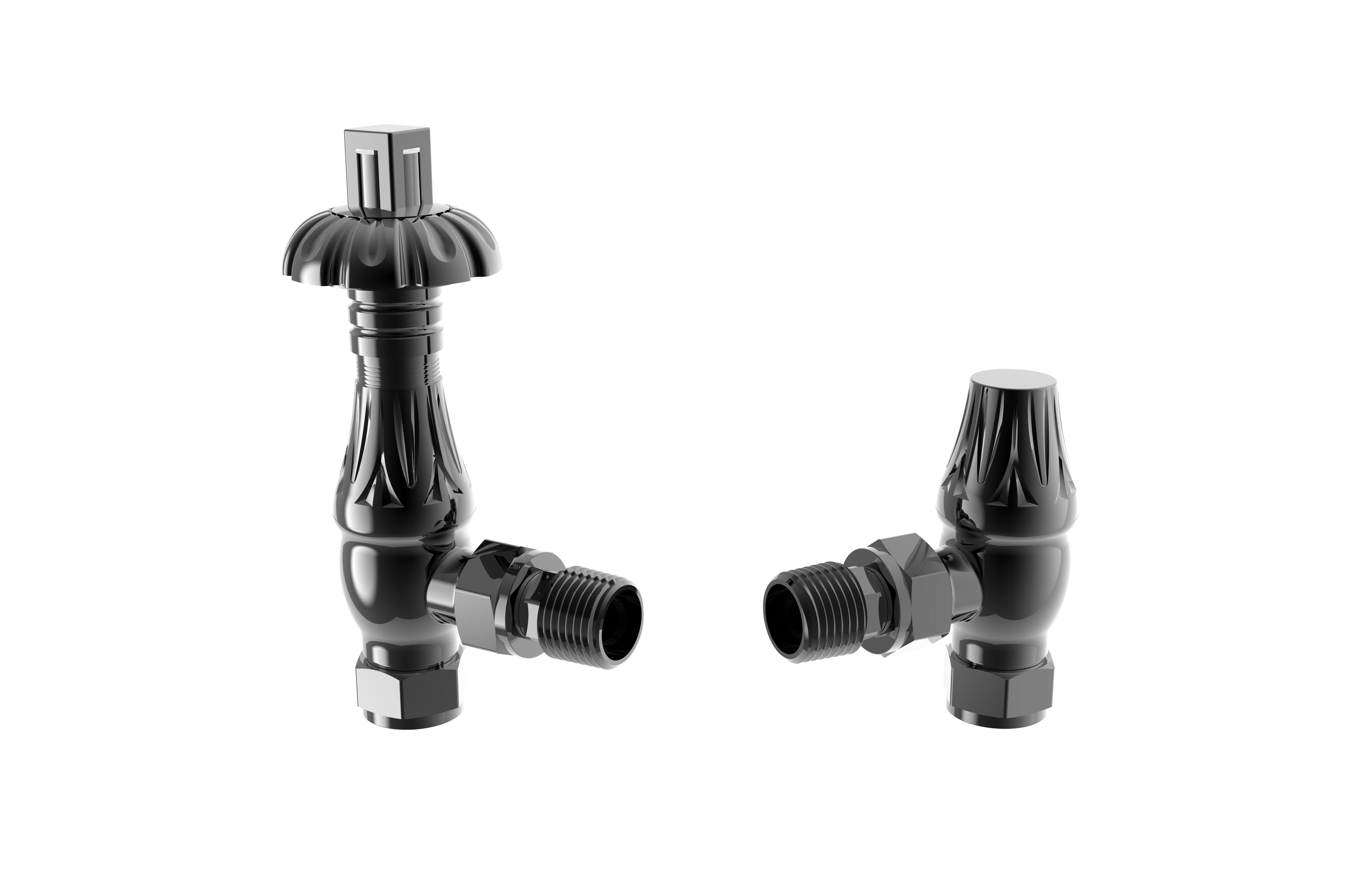 Builth TRV Metal Head Angle - Tailored Bathrooms