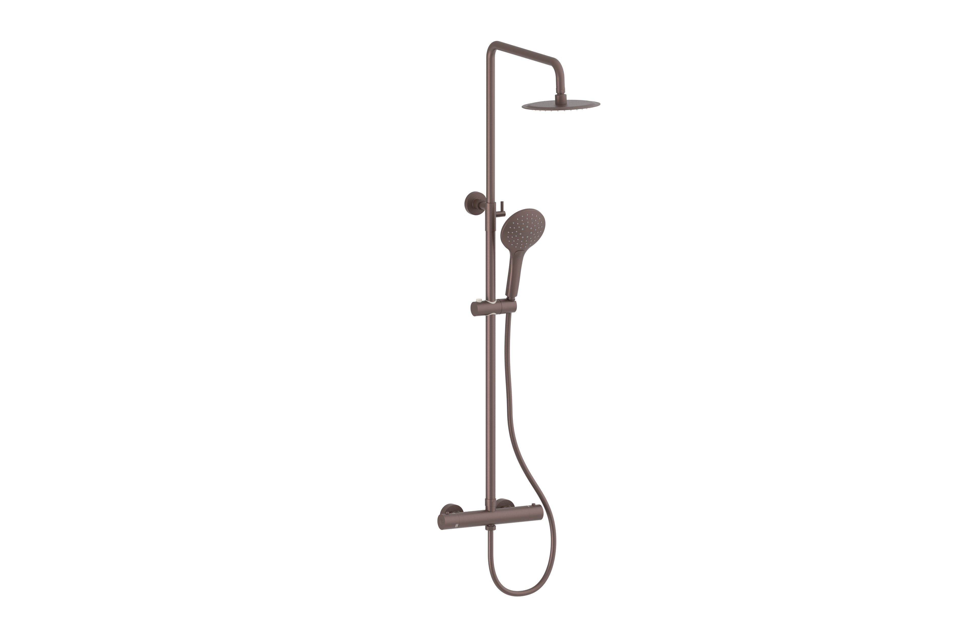 Menai Premium Round Thermostatic Overhead Shower Kit - Tailored Bathrooms