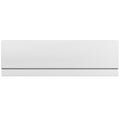 Front view of 1500mm Front Bath Panel in white finish, sleek durable design for a polished and modern bathroom look