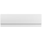 Front view of 1500mm Front Bath Panel in white finish, sleek durable design for a polished and modern bathroom look
