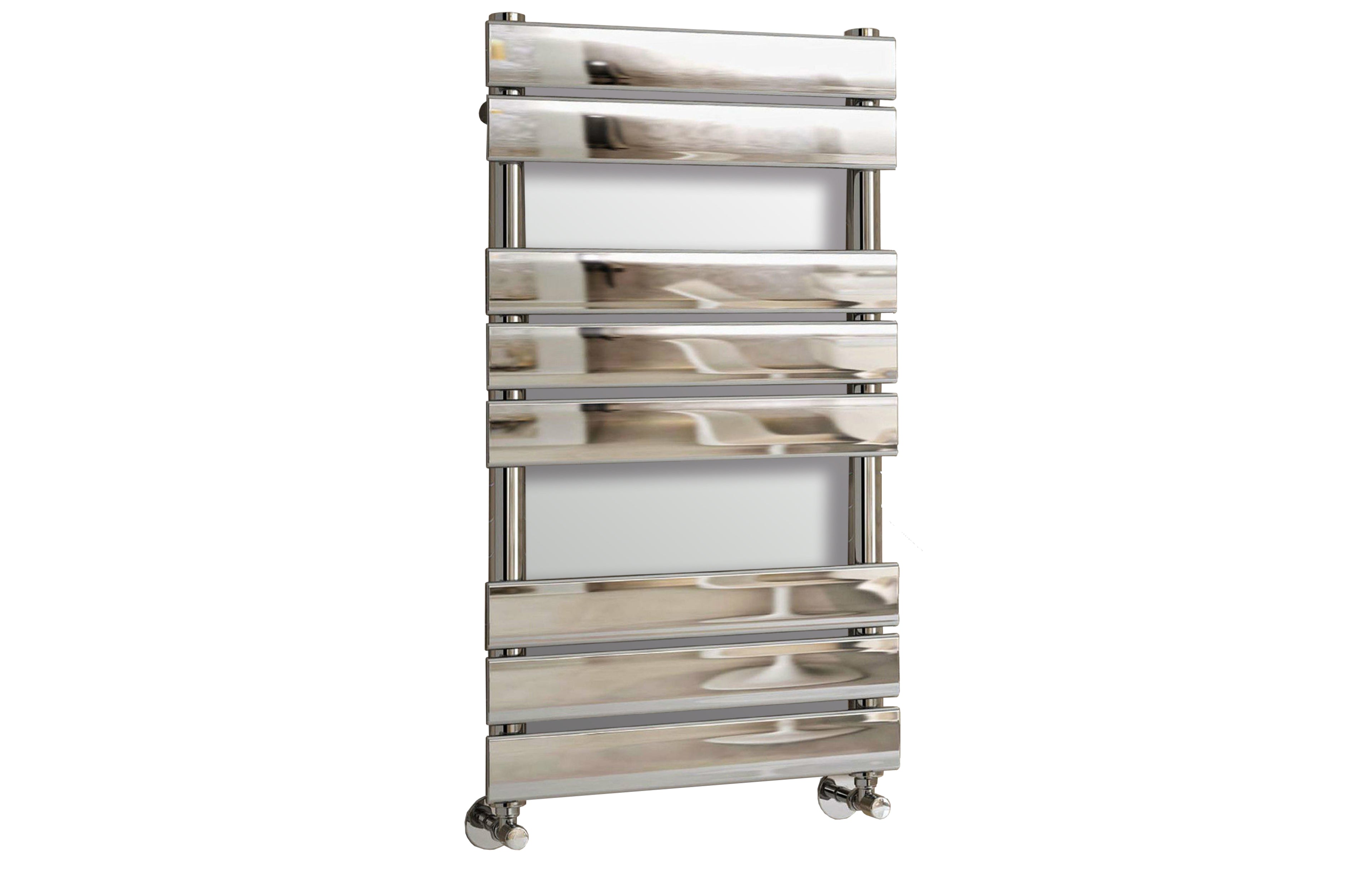 Queenstown Designer Towel Radiator Chrome 800x450mm - Tailored Bathrooms