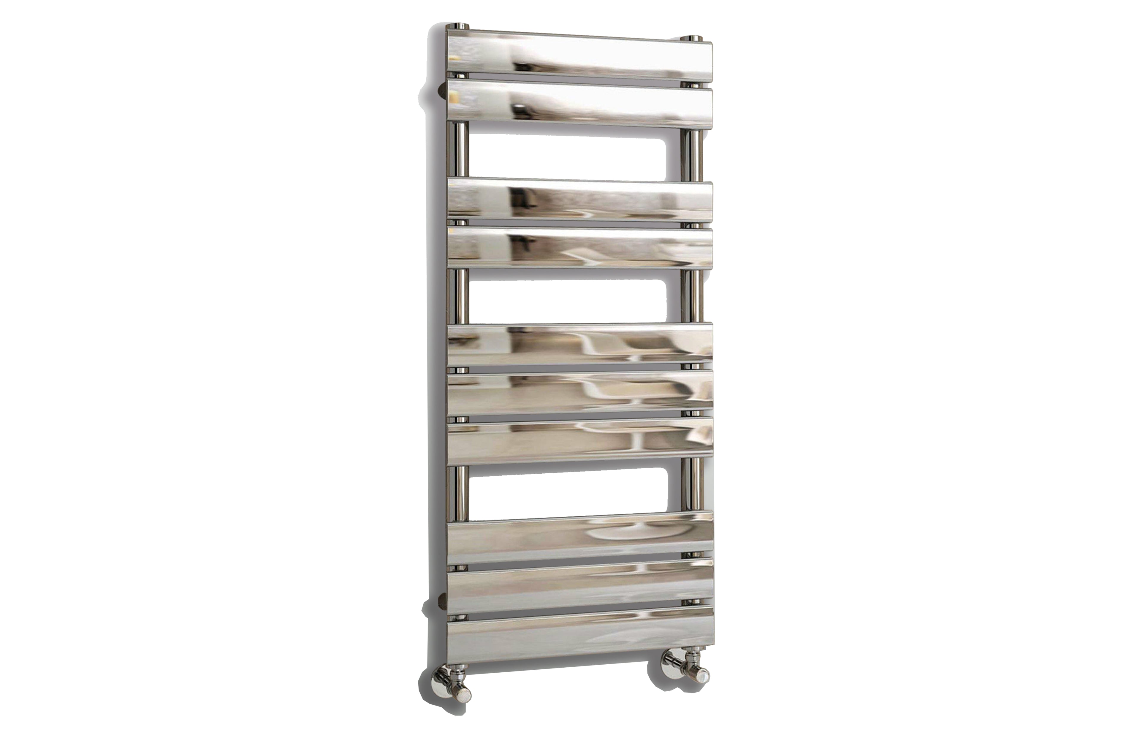 Queenstown Designer Towel Radiator Chrome 1000x450mm - Tailored Bathrooms