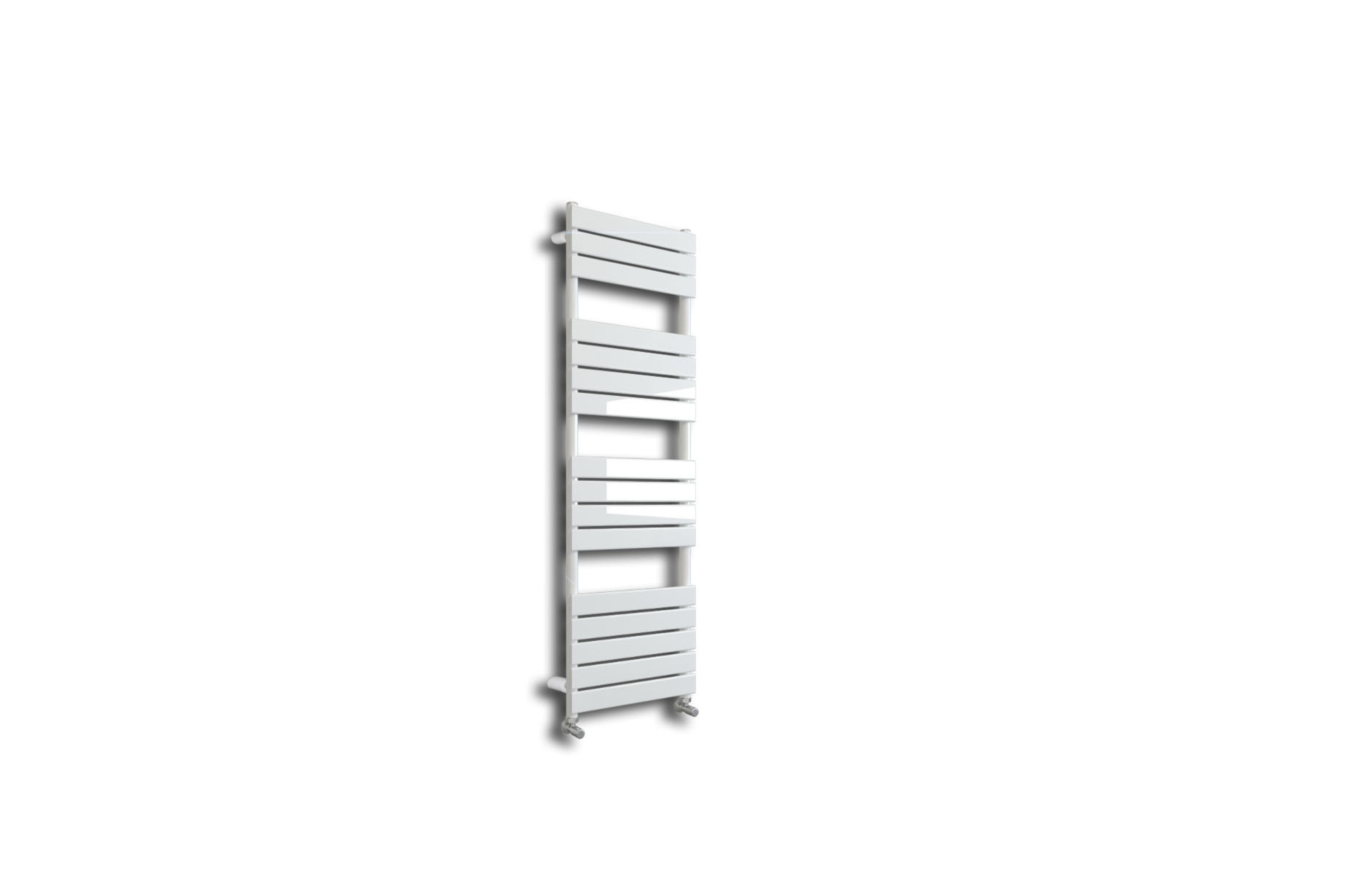 Queenstown Designer Towel Radiator Gloss White 1600x600mm - Tailored Bathrooms
