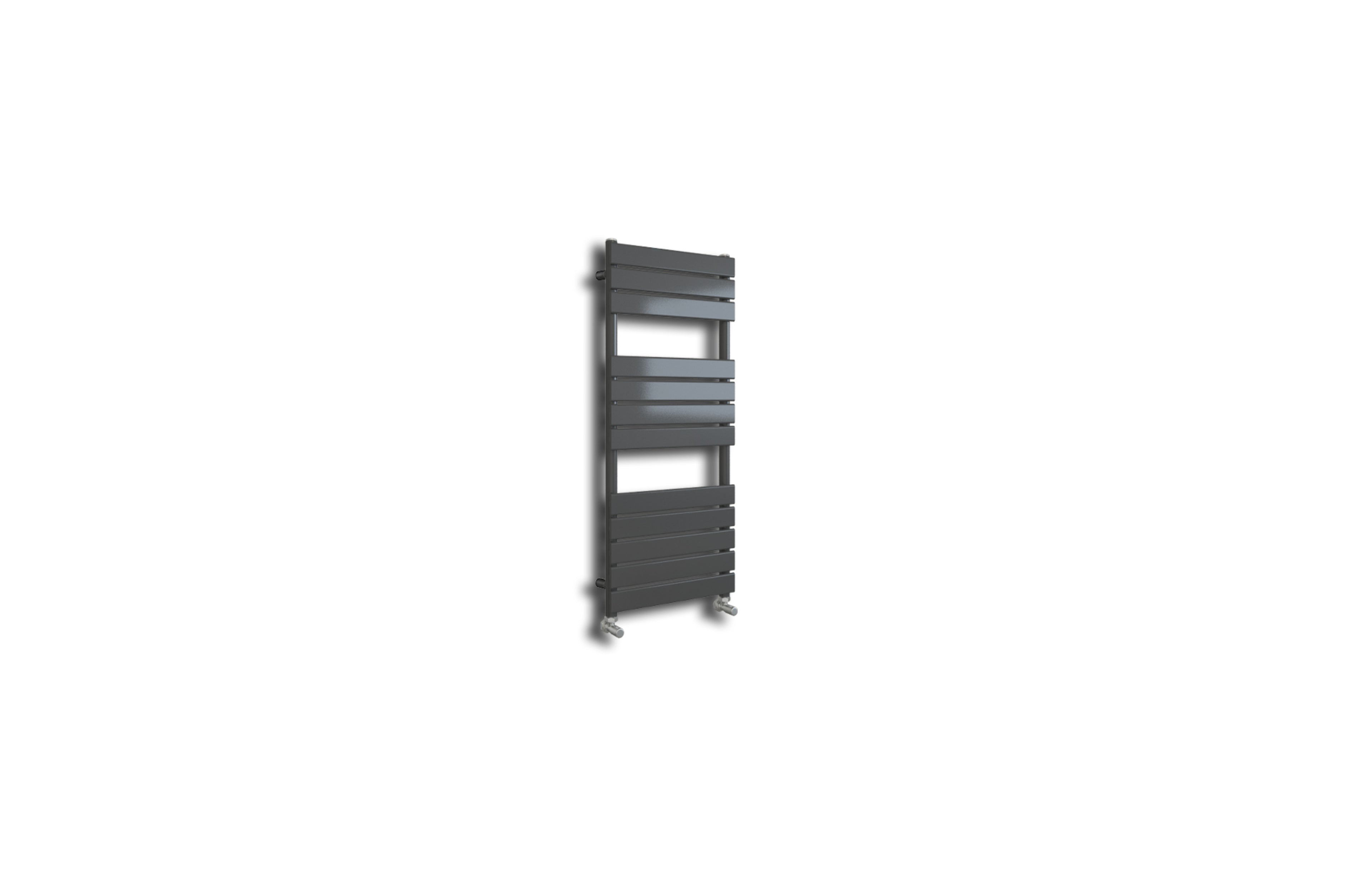 Queenstown Designer Towel Radiator Anthracite Grey 1200x450mm - Tailored Bathrooms