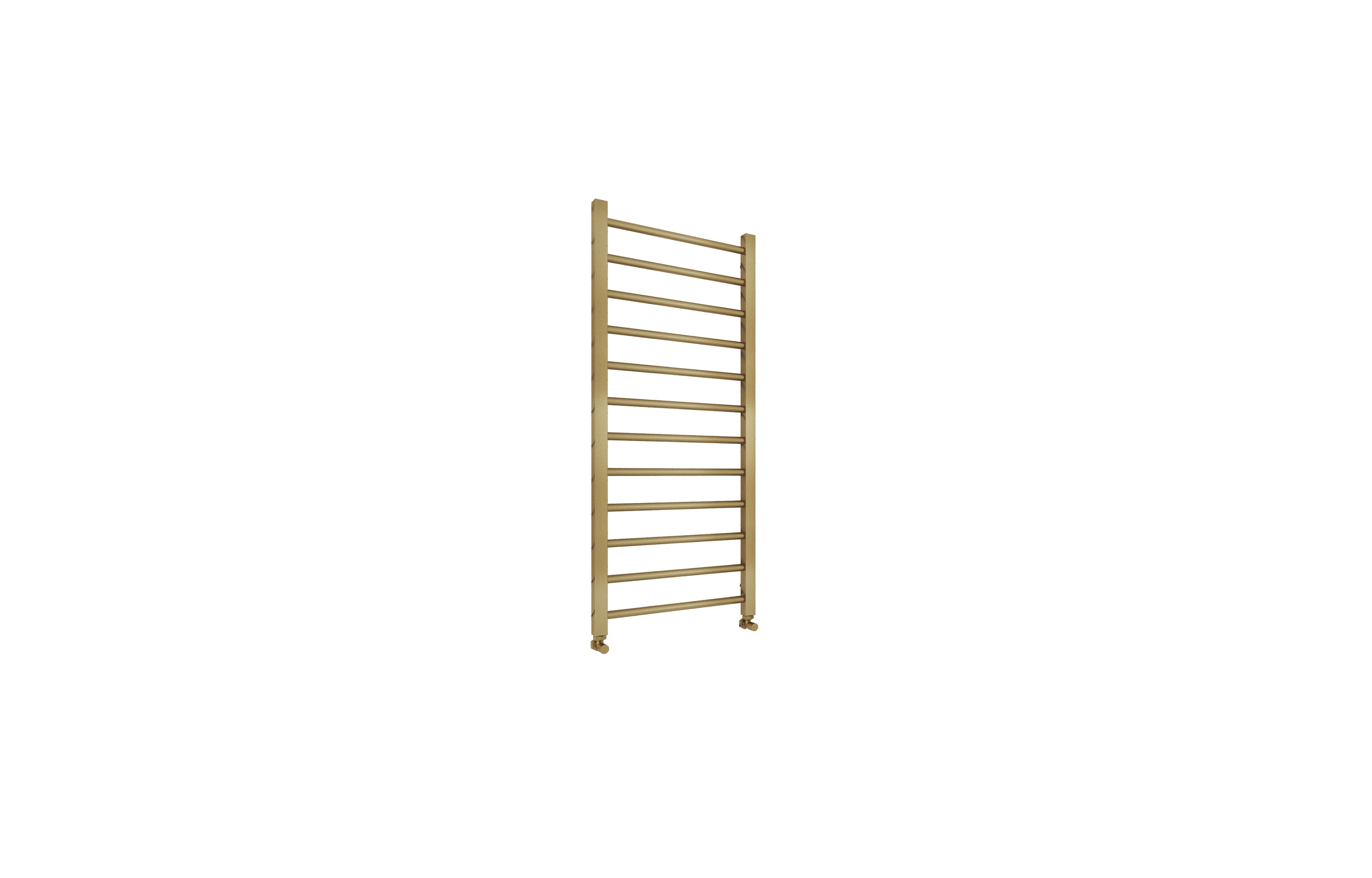 Sanson Ladder Rail Brushed Brass 1200x500mm - Tailored Bathrooms