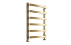 Hastings Towel Warmer Brushed Brass 800x500mm - Tailored Bathrooms