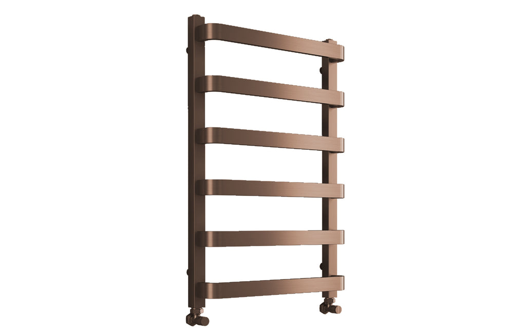 Hastings Towel Warmer Brushed Bronze 800x500mm - Tailored Bathrooms