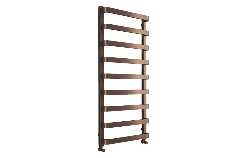 Hastings Towel Warmer Brushed Bronze 1200x500mm - Tailored Bathrooms