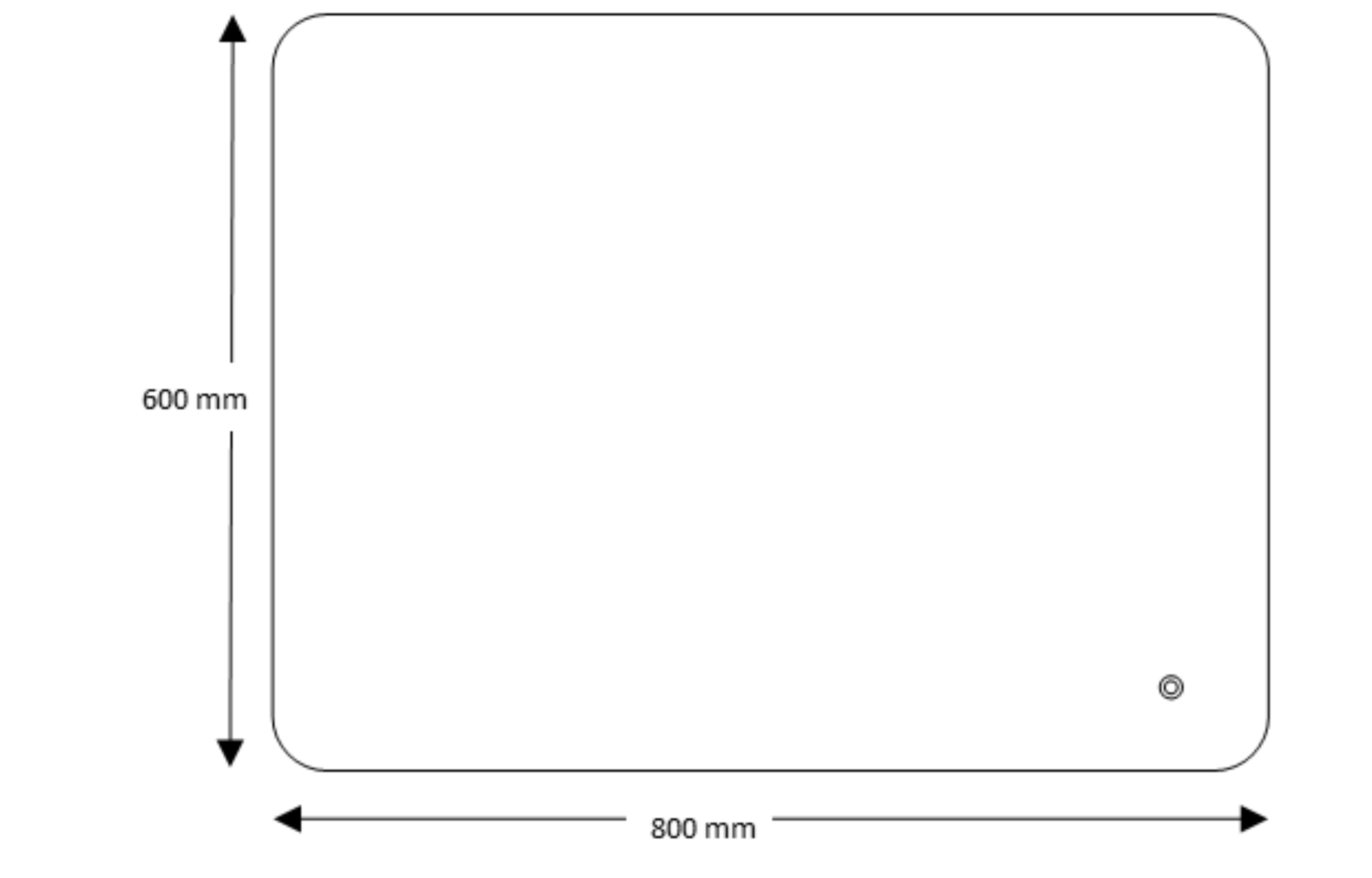 Backlit LED Touch Mirror - Tailored Bathrooms
