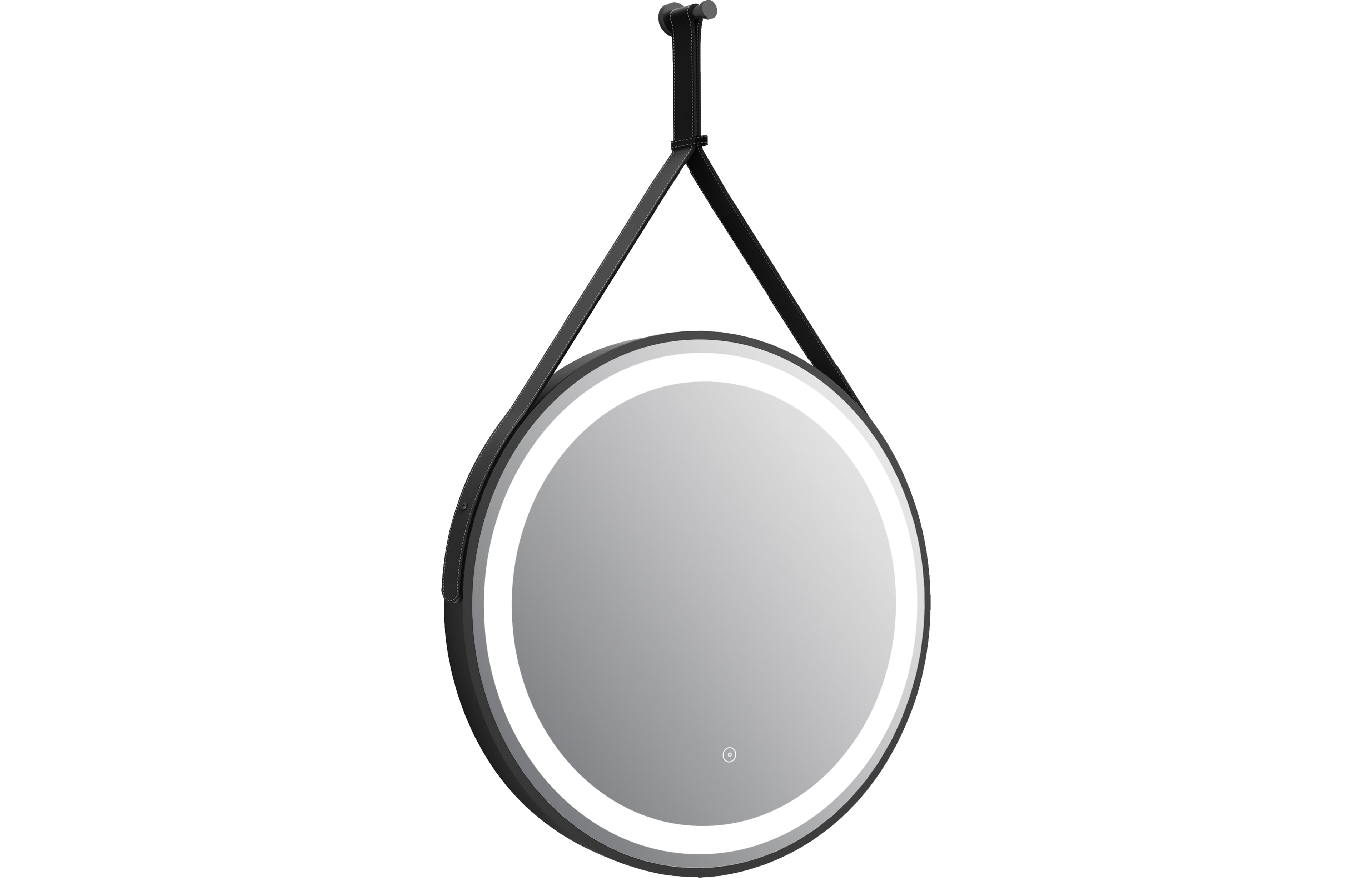 Delilah Orca LED Round Touch Mirror - Tailored Bathrooms