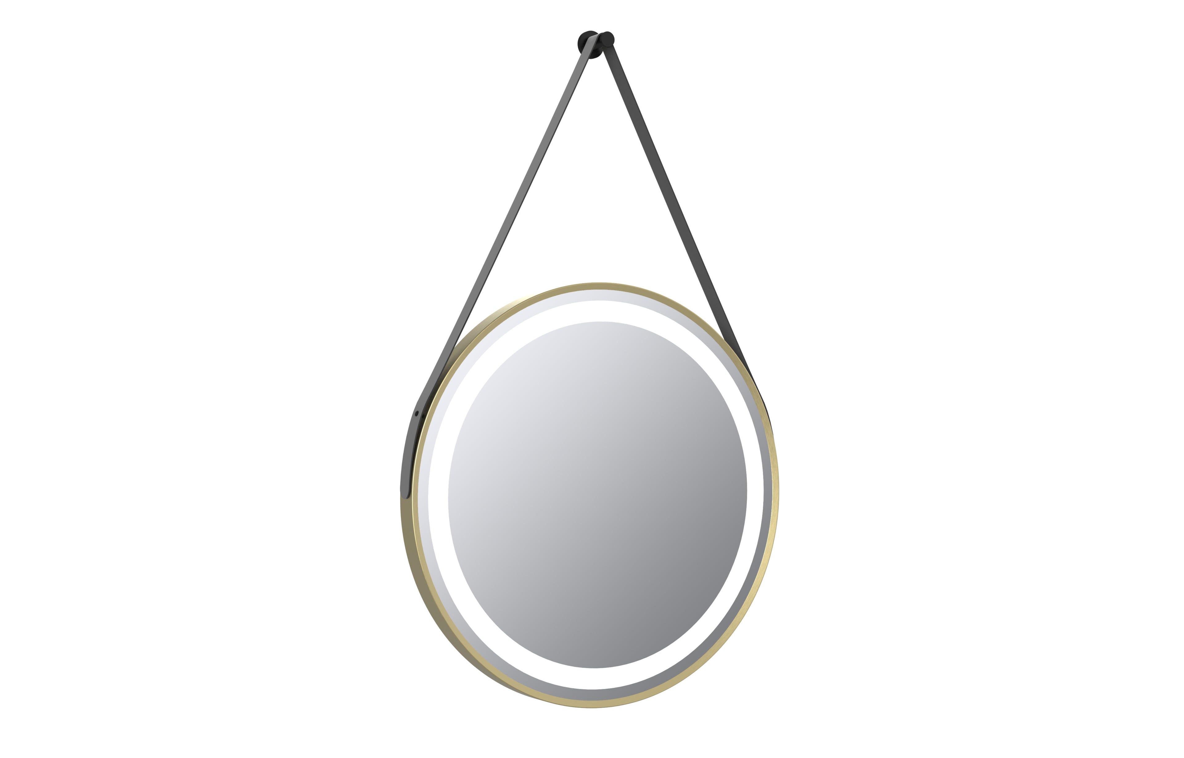 Delilah Orca LED Round Touch Mirror - Tailored Bathrooms