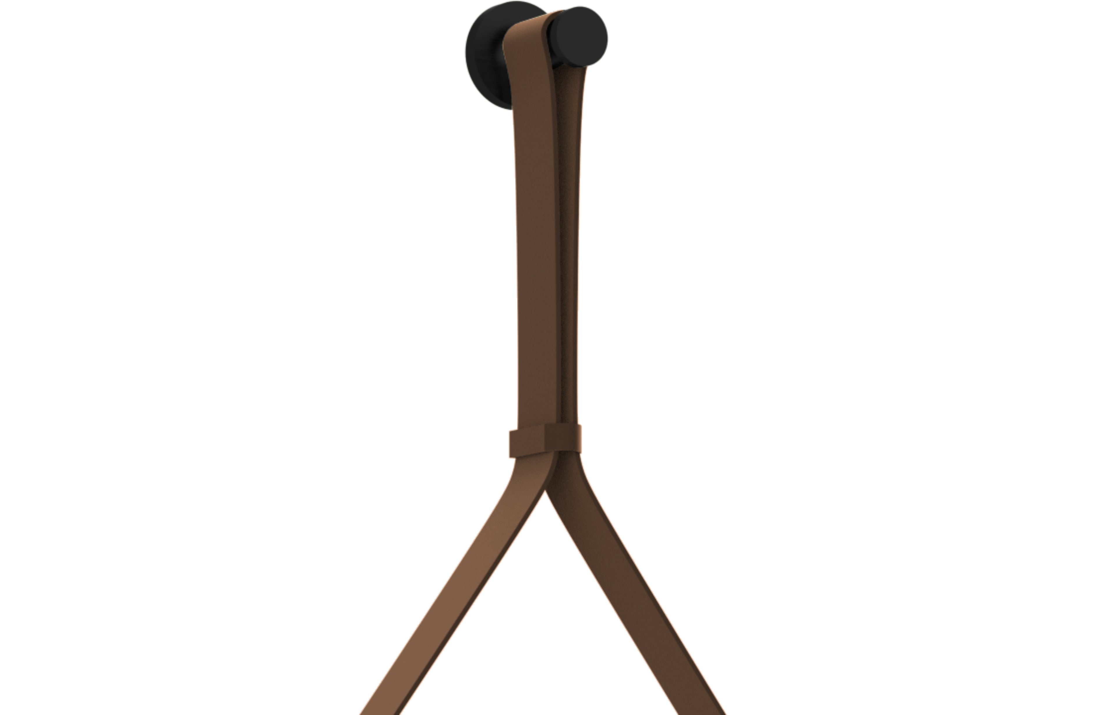 Mocha Hanging Strap for Delilah Round LED Mirror - Tailored Bathrooms