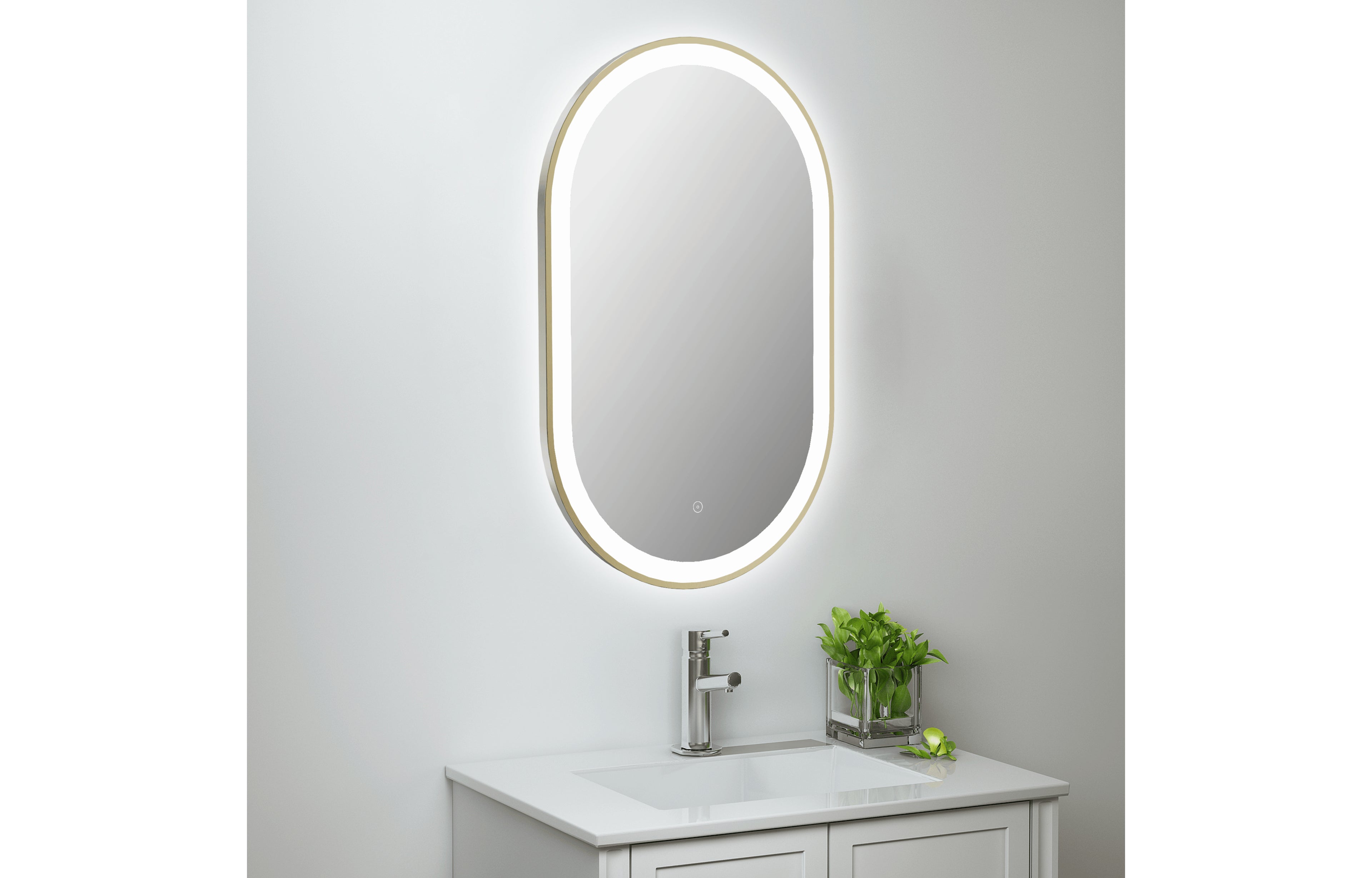 Martha LED Touch Mirror - Tailored Bathrooms