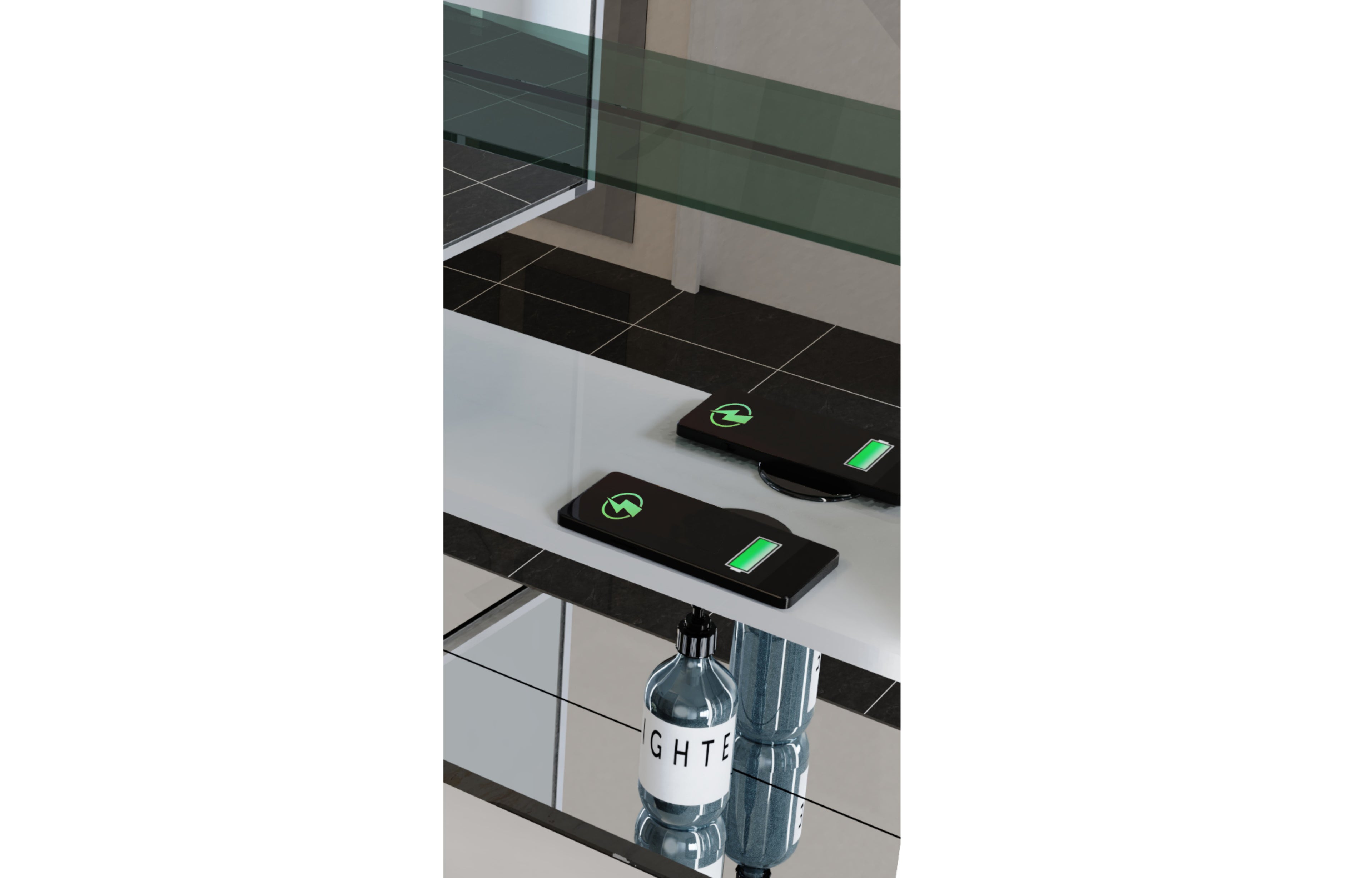 Poppy Double Door LED Mirror Cabinet - Tailored Bathrooms