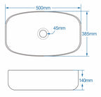 Lucca Counter Top Ceramic Basin - Tailored Bathrooms