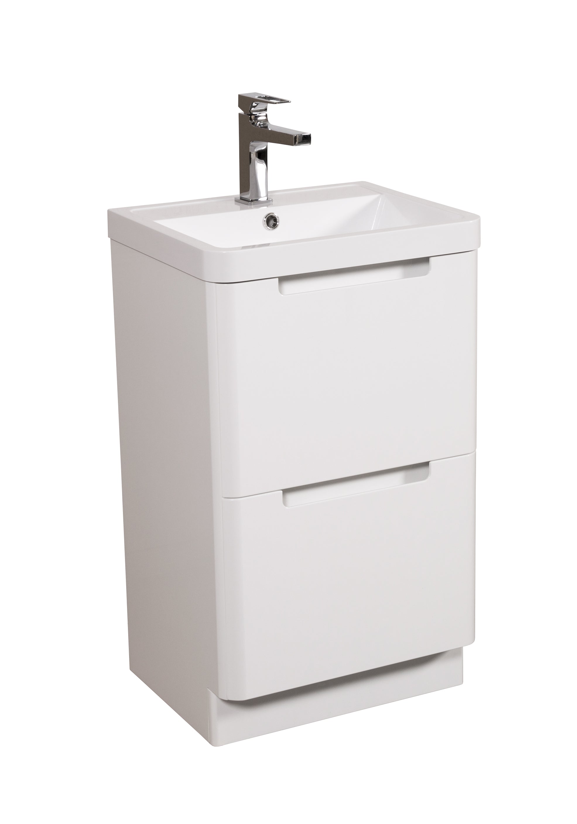 Monza Vanity & Basin Floor Standing - Tailored Bathrooms