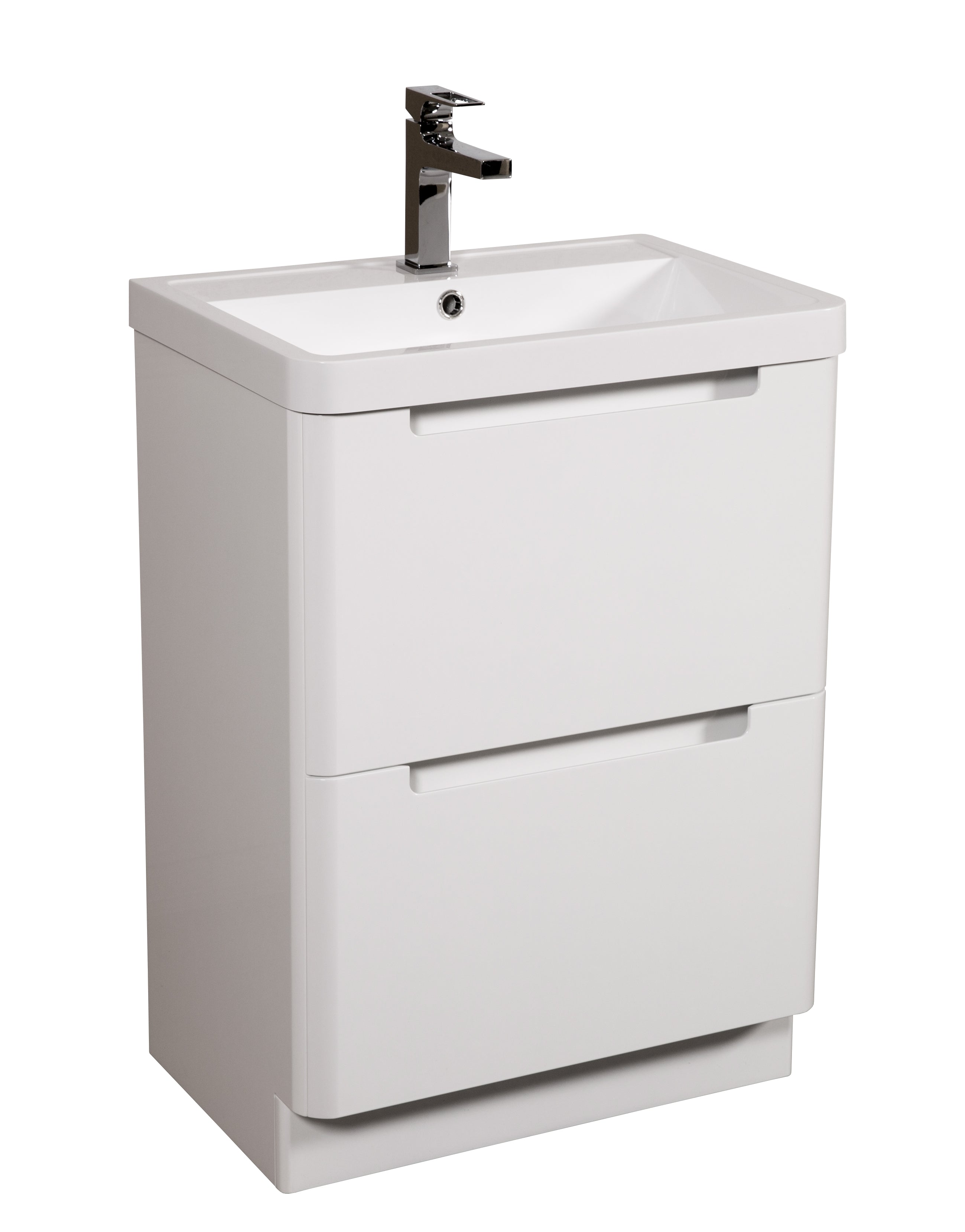 Monza Vanity & Basin Floor Standing - Tailored Bathrooms