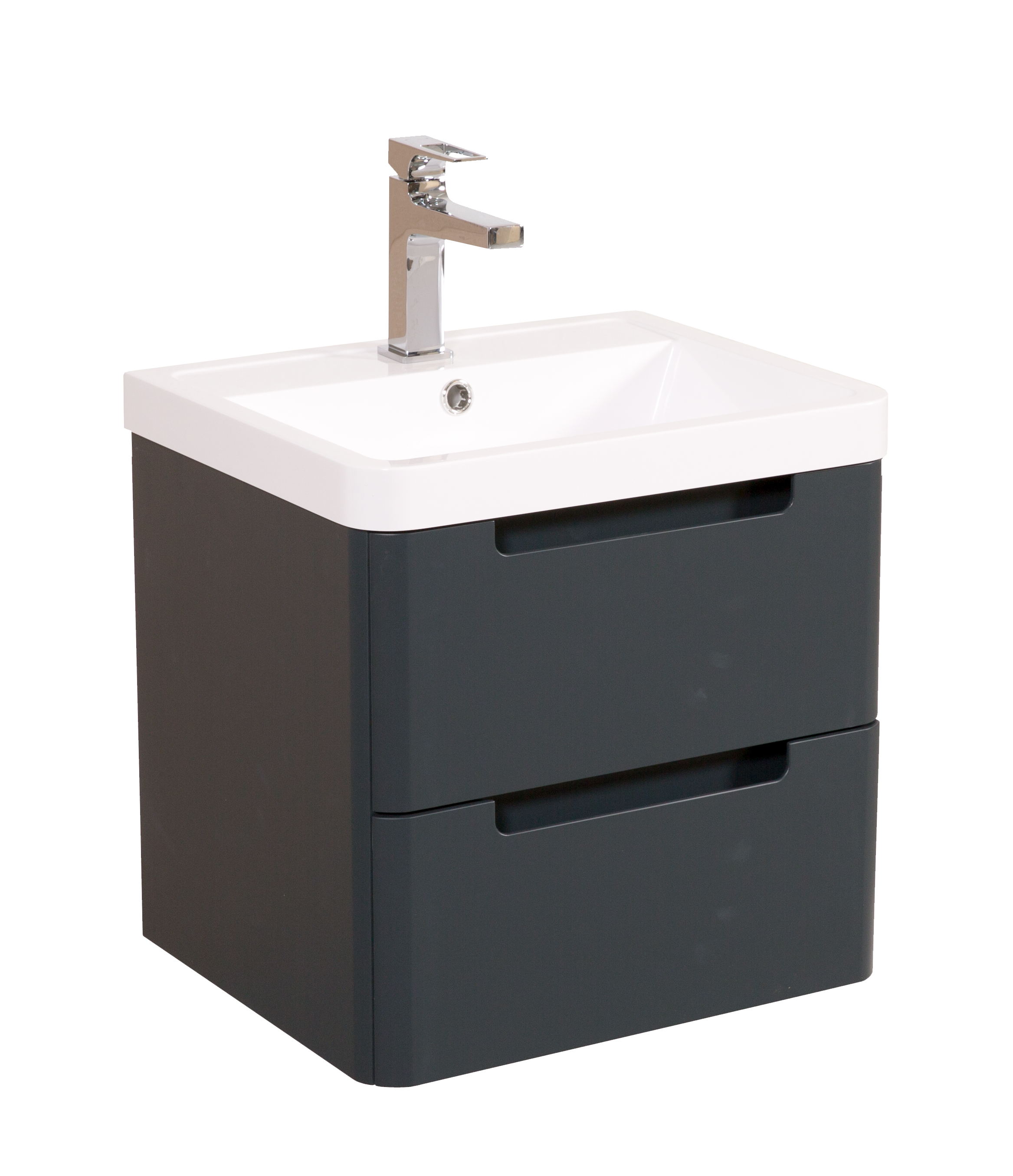 Monza Vanity & Basin Wall Hung - Tailored Bathrooms