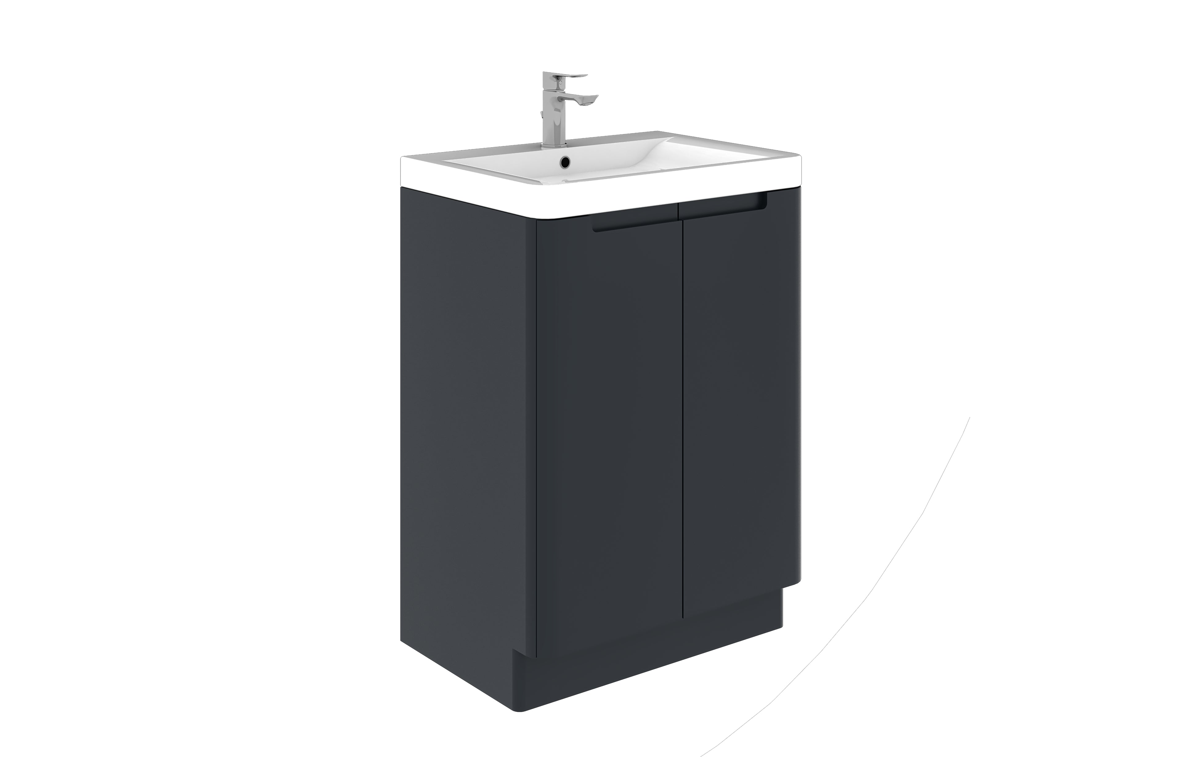 Monza 600mm Floor Standing Base Units Only - Tailored Bathrooms