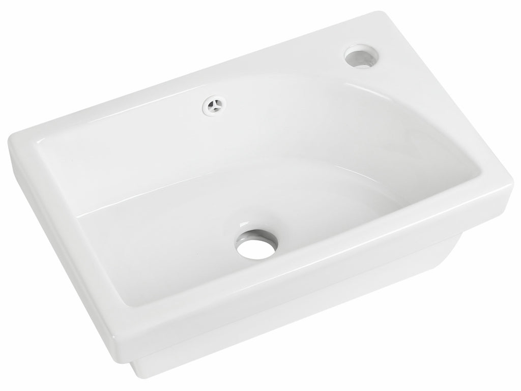 Flauto Mini 455mm Cloakroom Vanity Basin - Tailored Bathrooms