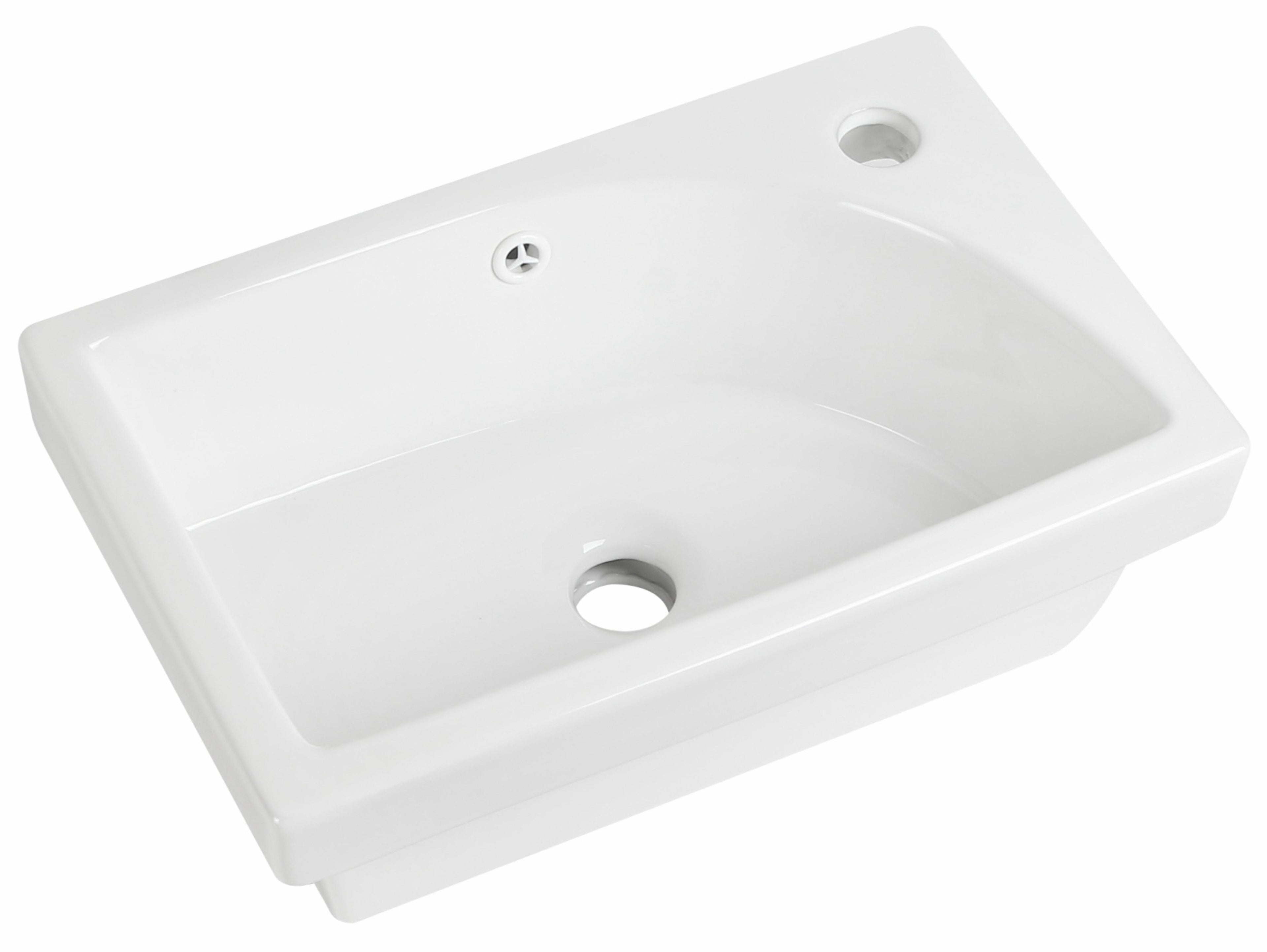 Flauto Mini 455mm Cloakroom Vanity Basin - Tailored Bathrooms