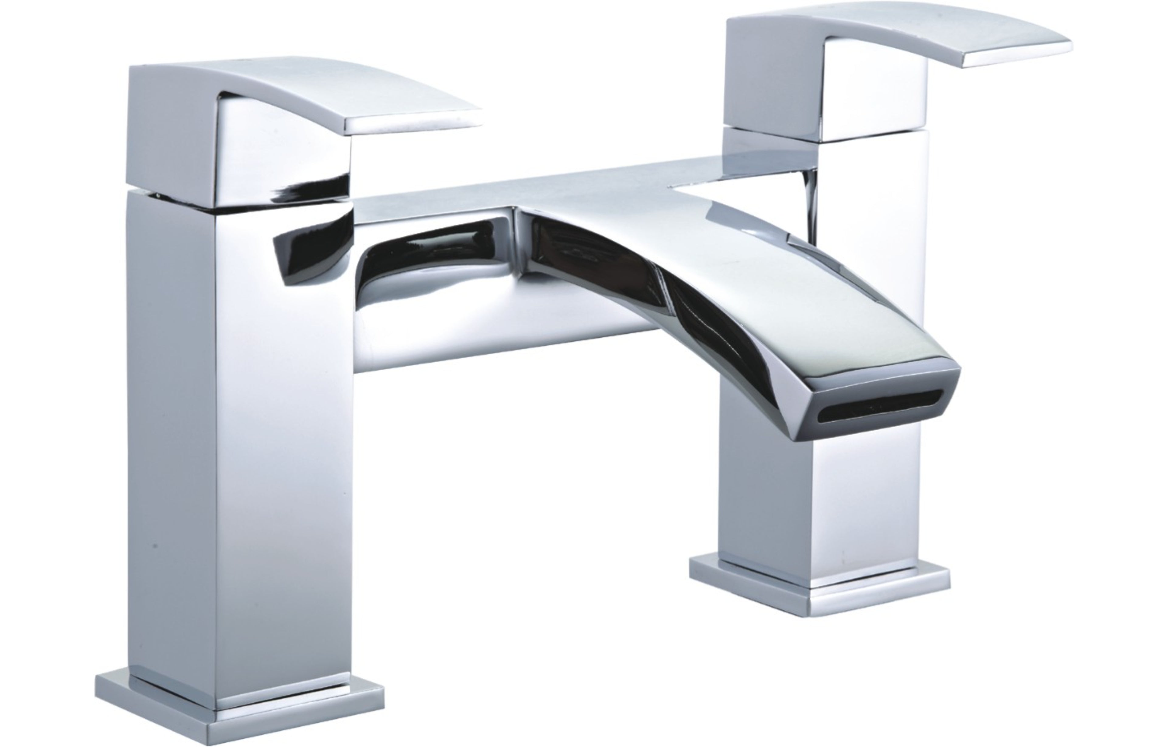 Brecon Modern Curve Bath Filler - Tailored Bathrooms