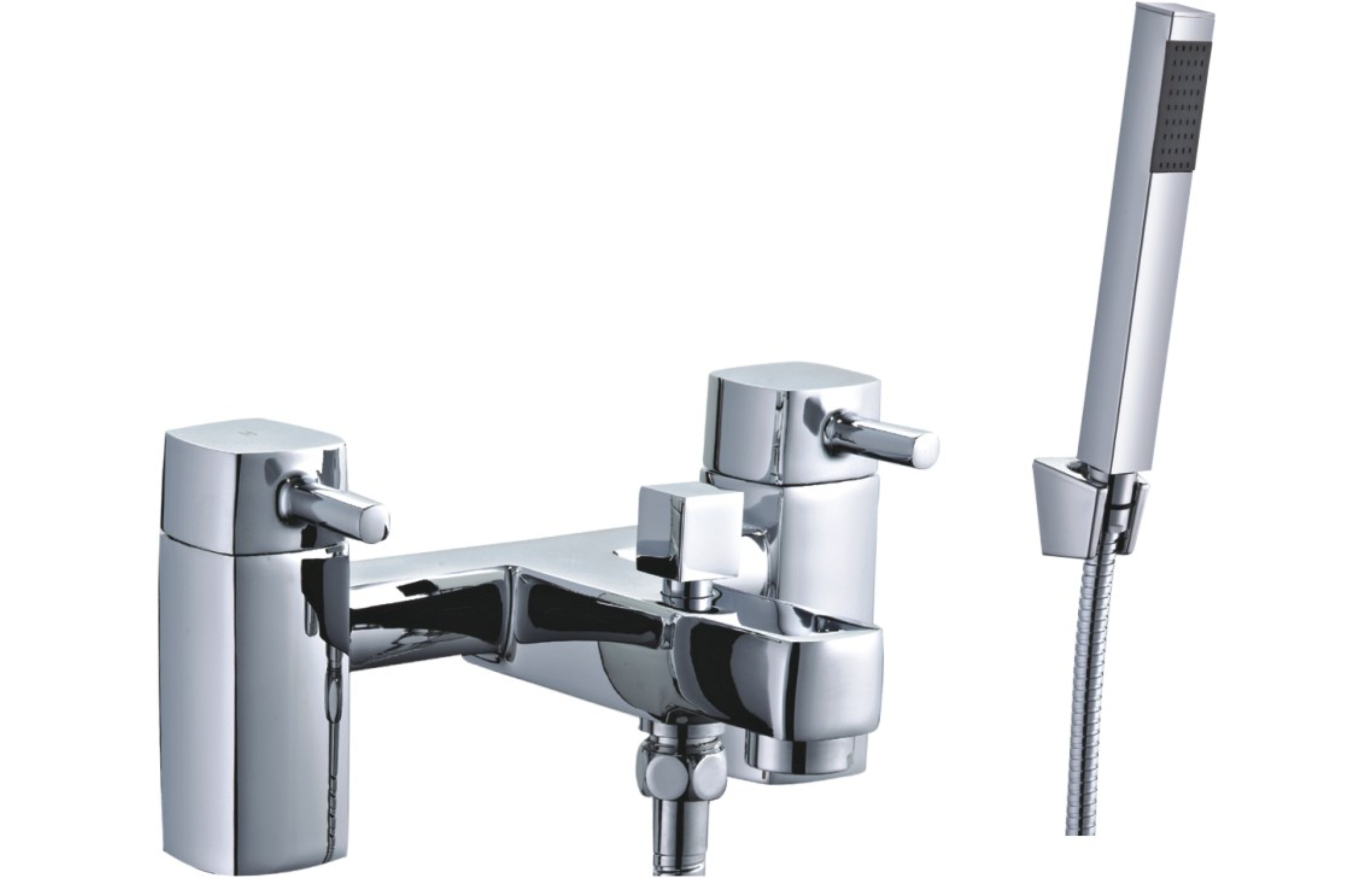 Newport Square Bath Shower Mixer - Tailored Bathrooms