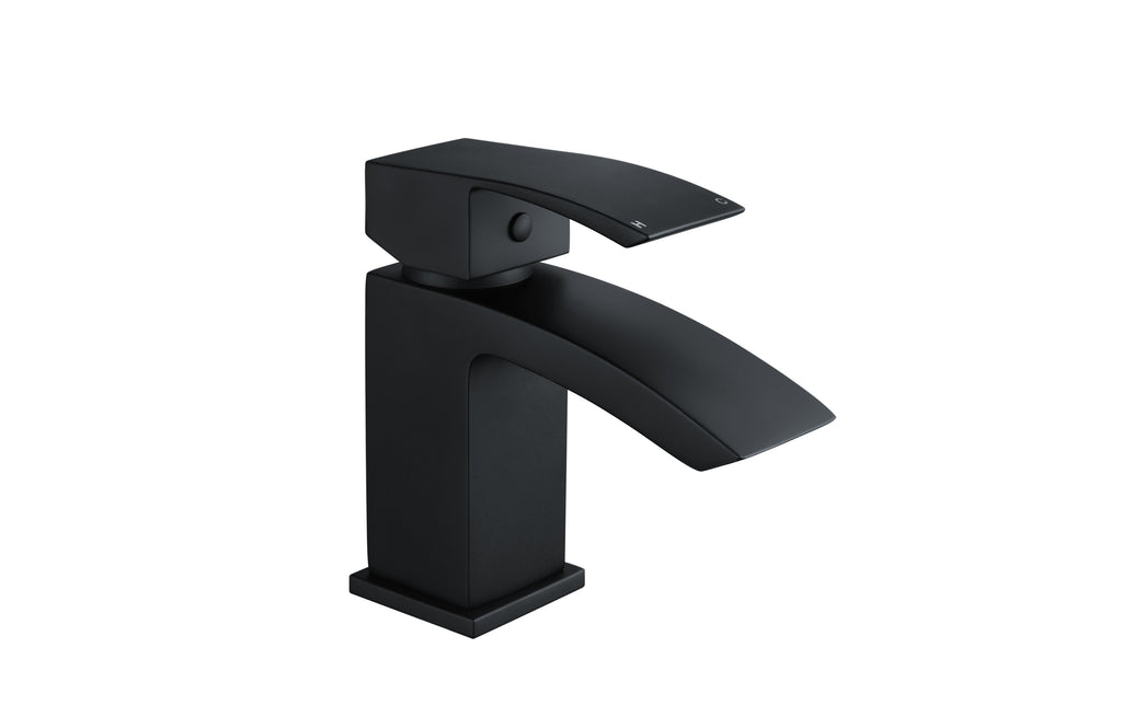 Orca Mono Mixer Tap & Waste Black - Tailored Bathrooms