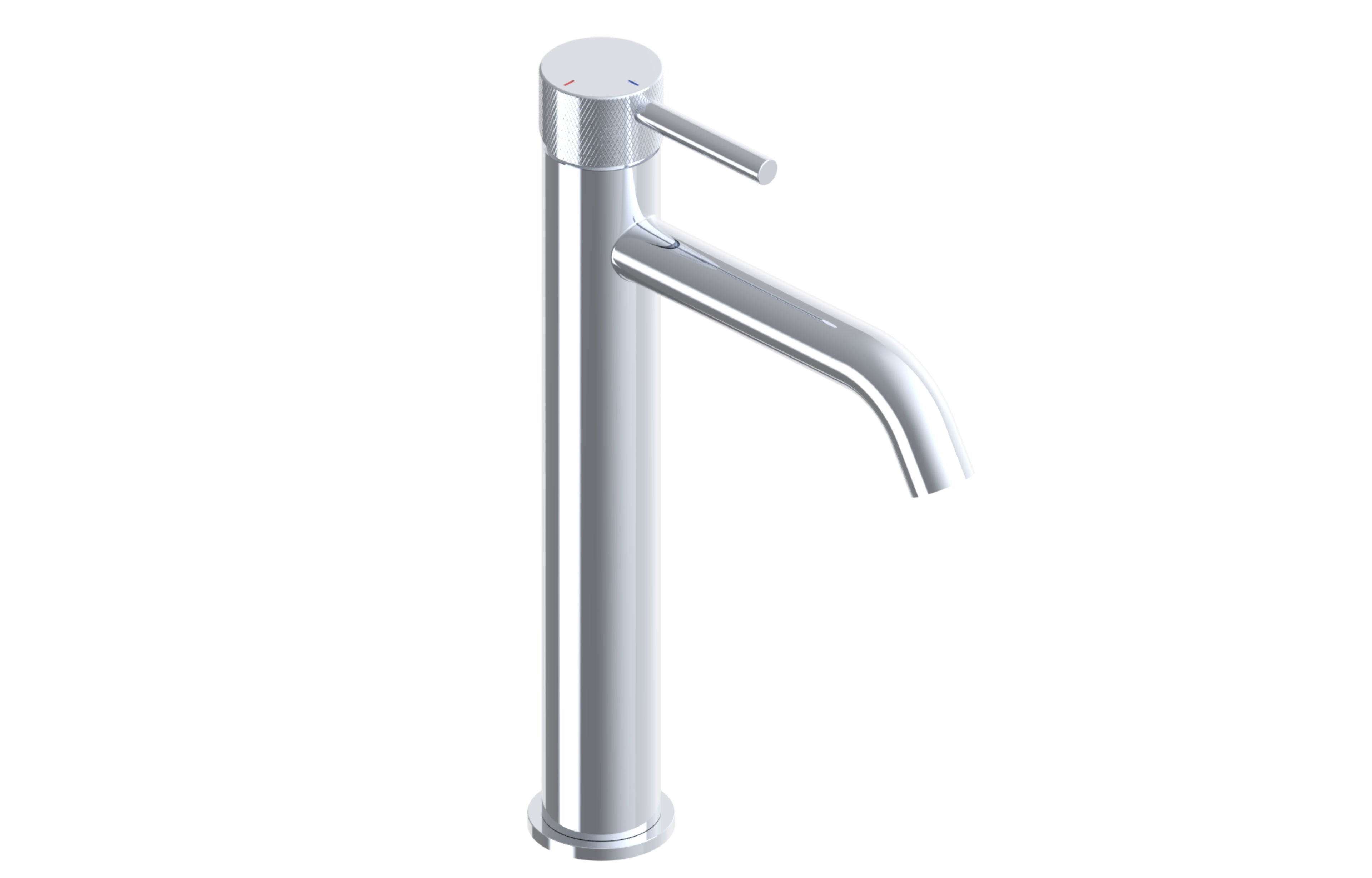 TB+ Redondo Round Tall ECO Control/Cold Water Start Basin Mixer - Tailored Bathrooms