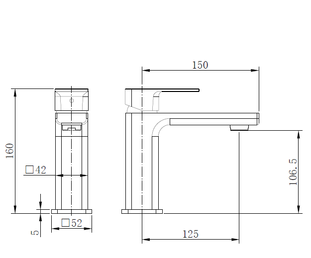 Quadrado Square ECO - Tailored Bathrooms