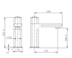 Quadrado Square Push Button - Tailored Bathrooms