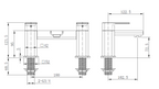 Quadrado Square Bath Filler - Tailored Bathrooms