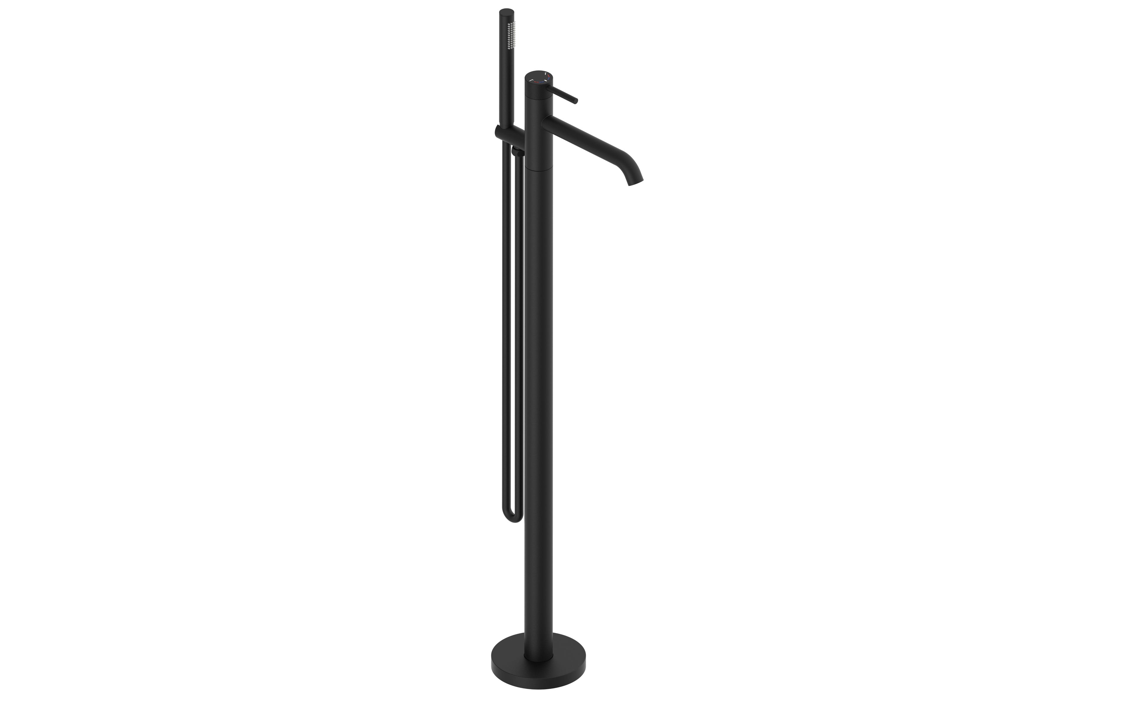 TB+ Redondo Round Freestanding Bath Tap with Shower Mixer - Tailored Bathrooms