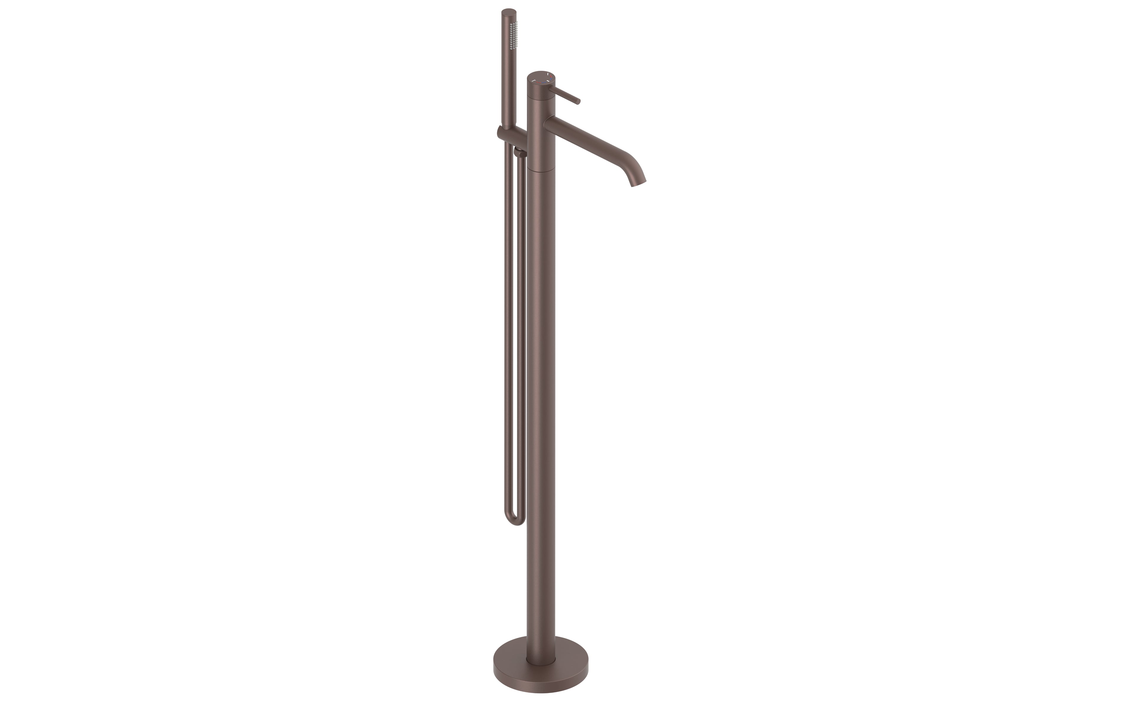 TB+ Redondo Round Freestanding Bath Tap with Shower Mixer - Tailored Bathrooms