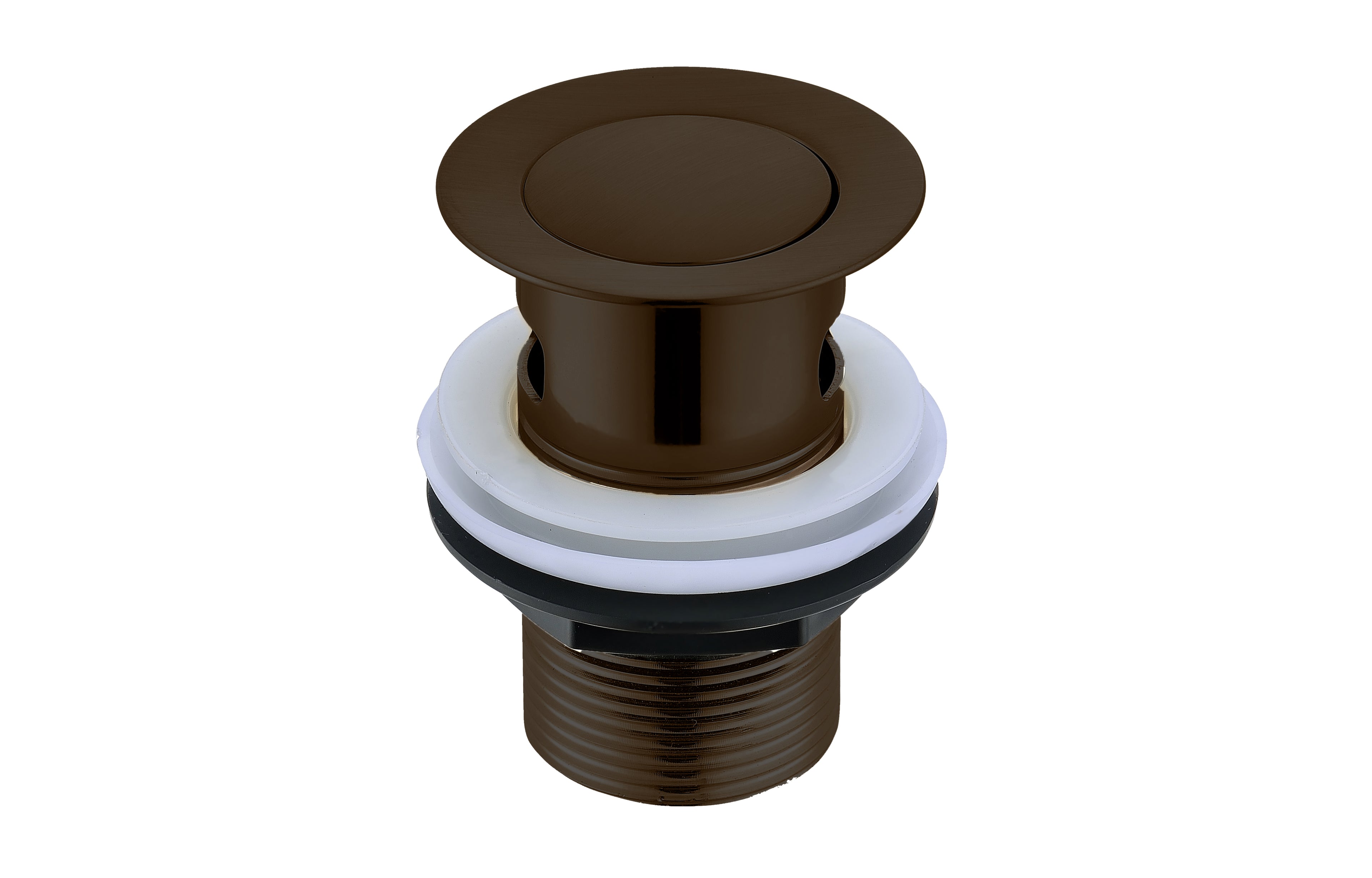 Brushed Bronze Click Clack Basin Waste