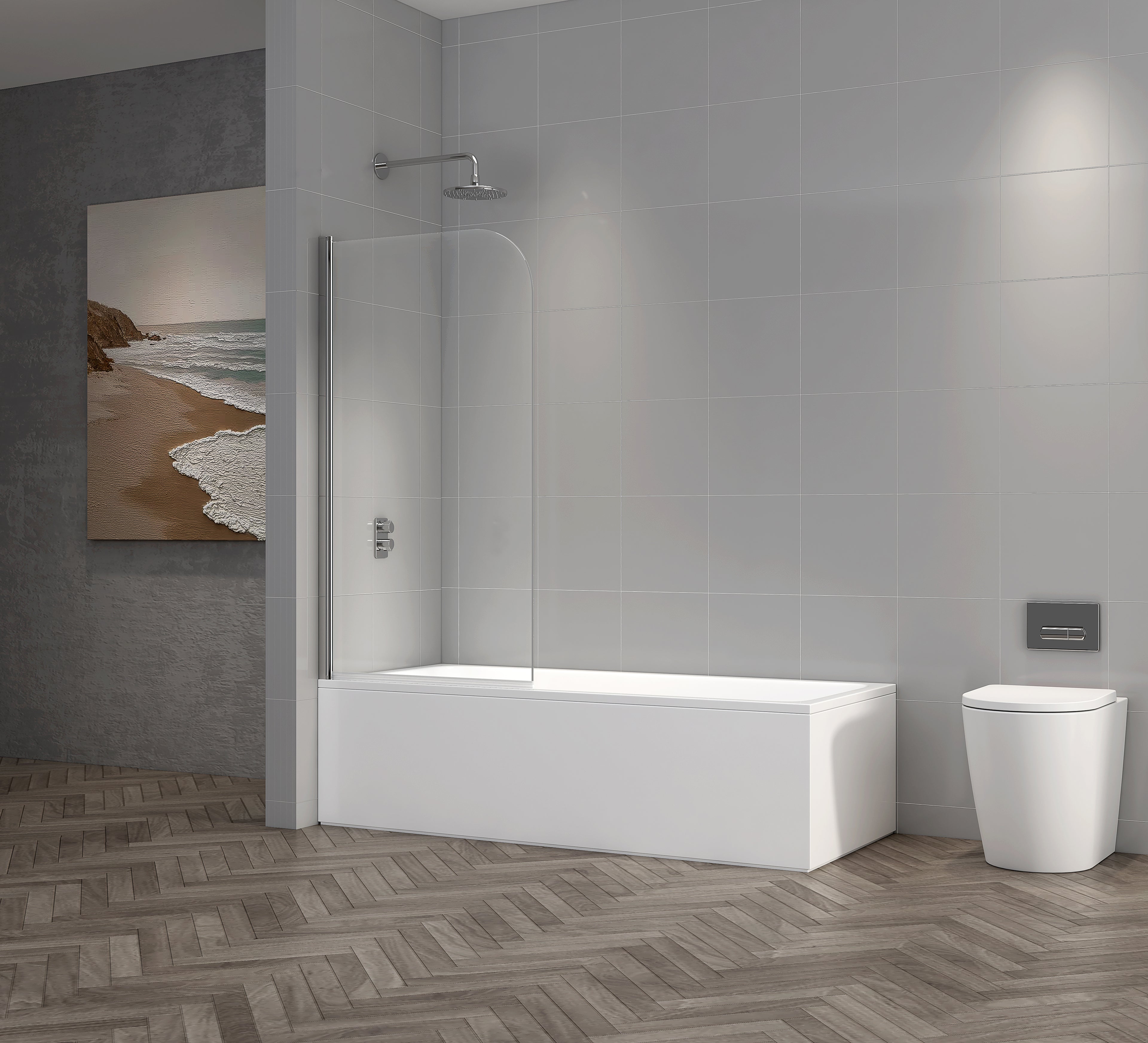 Bath Screens 780x1400 6mm - Tailored Bathrooms