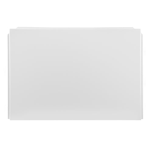 Front view of 750mm End Bath Panel in white finish, durable and sleek design for a polished modern bathroom look