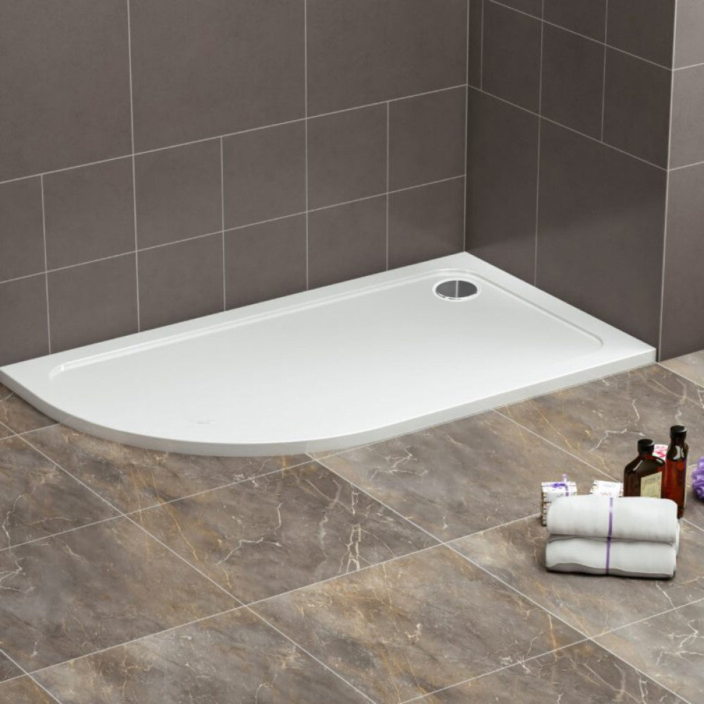 Corner shower tray