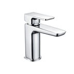 Chill Mini Mono Basin Mixer tap in polished chrome finish with pop-up waste, compact design for small basins and en-suites.